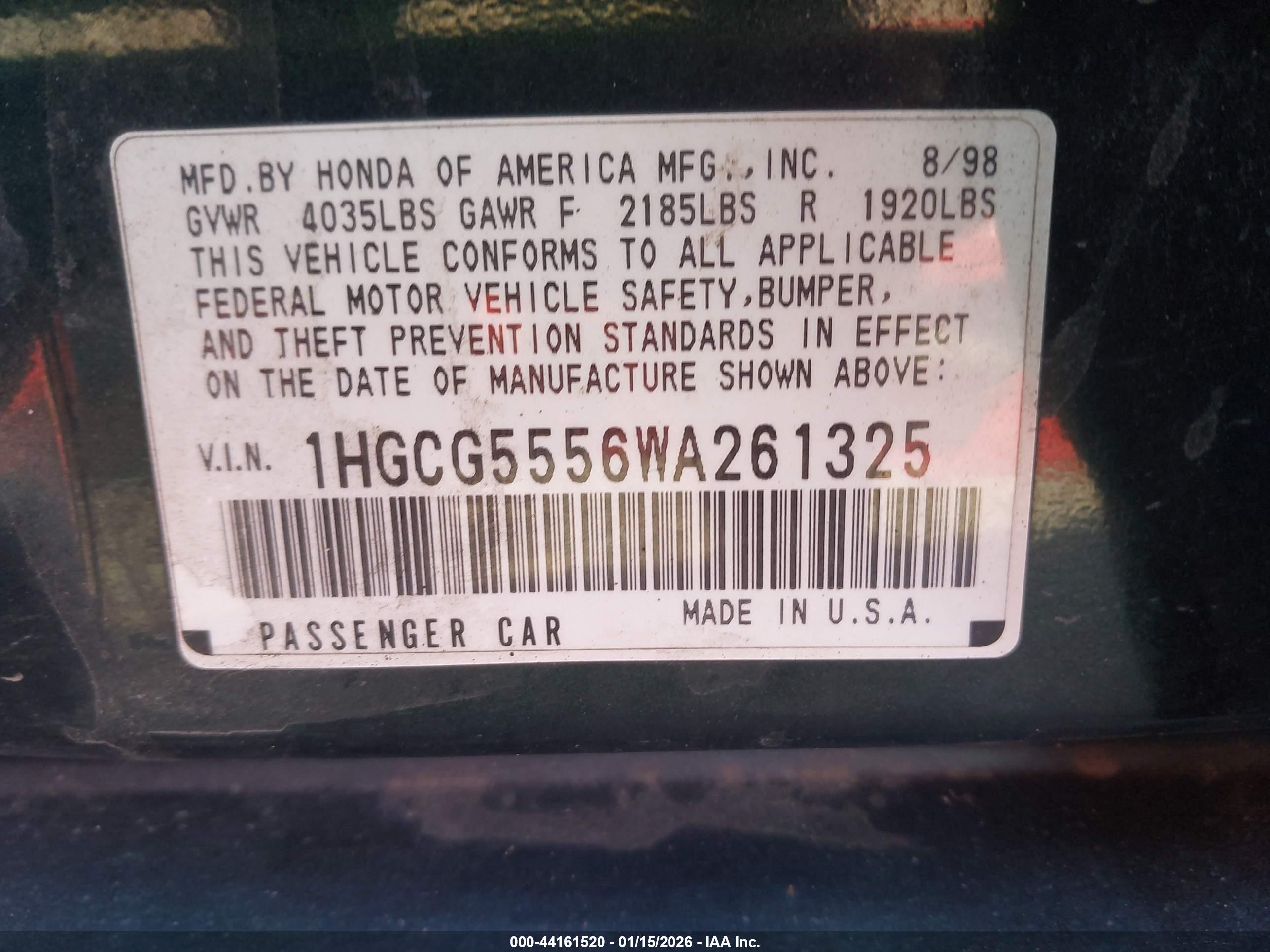 HONDA ACCORD image 9
