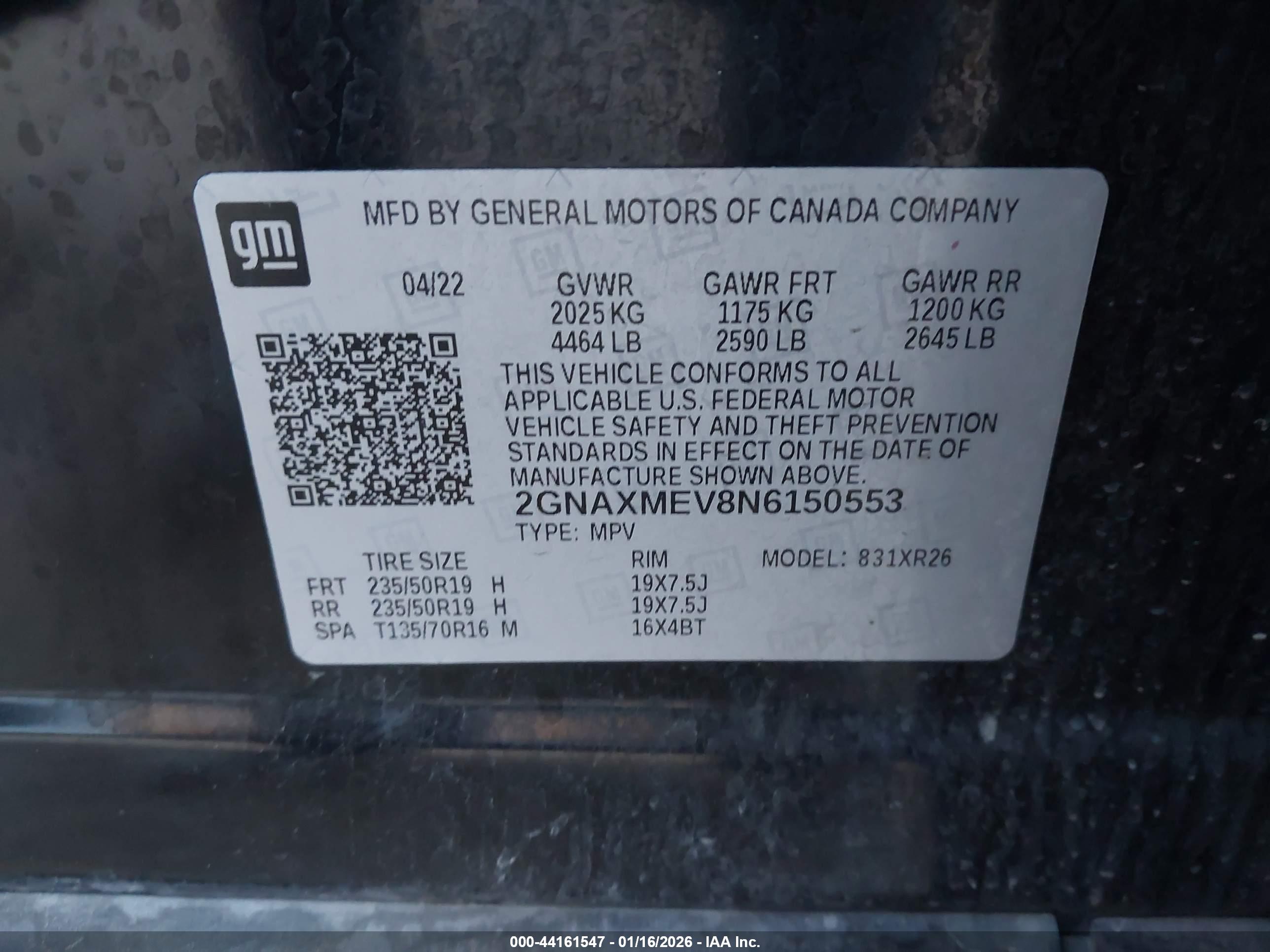 CHEVROLET EQUINOX image 9