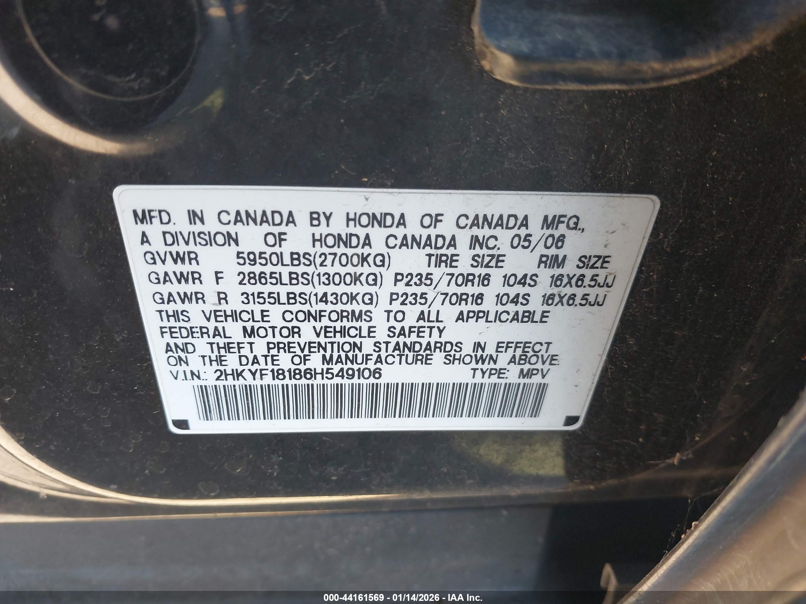 HONDA PILOT image 9
