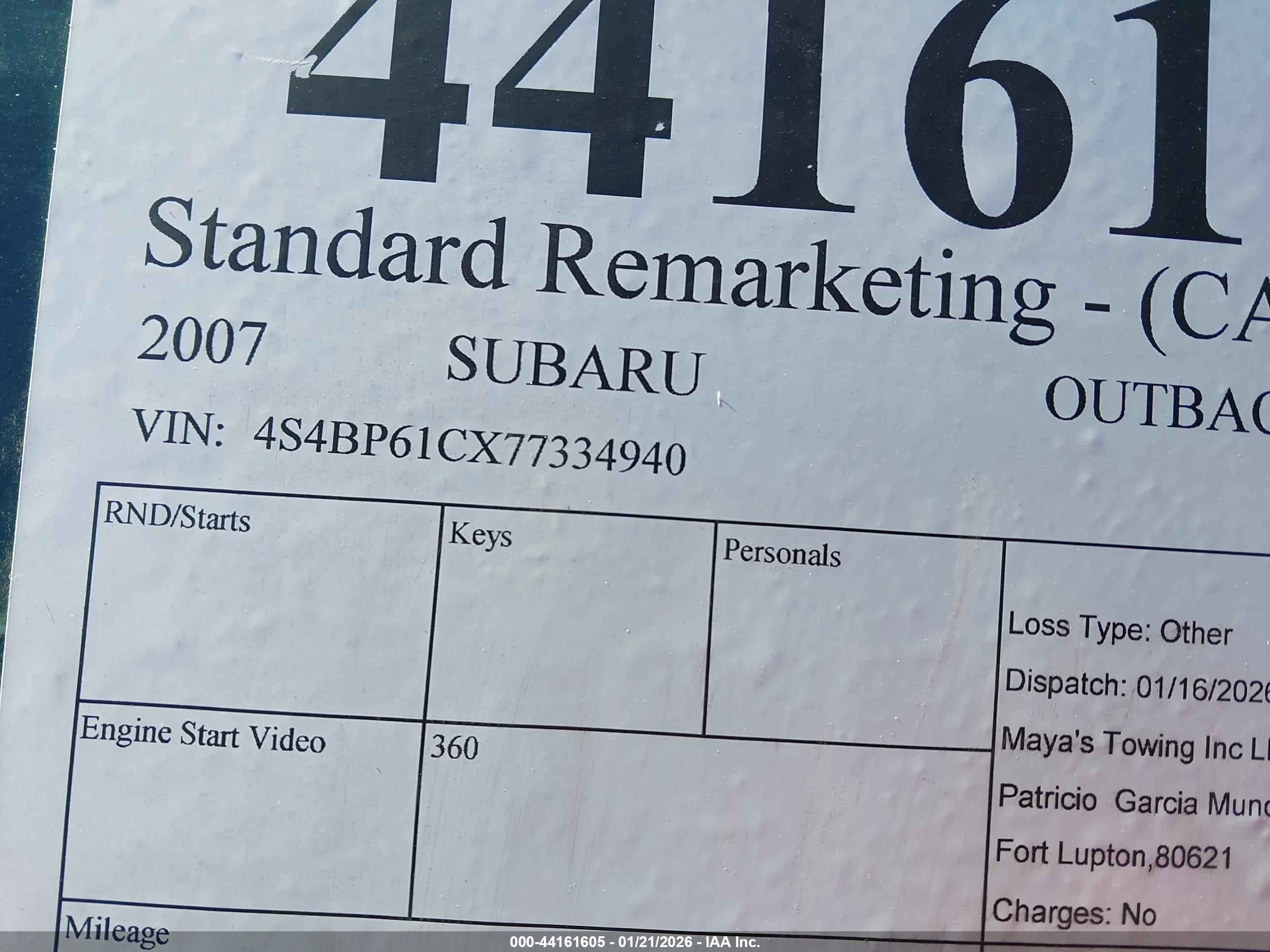 SUBARU OUTBACK image 9