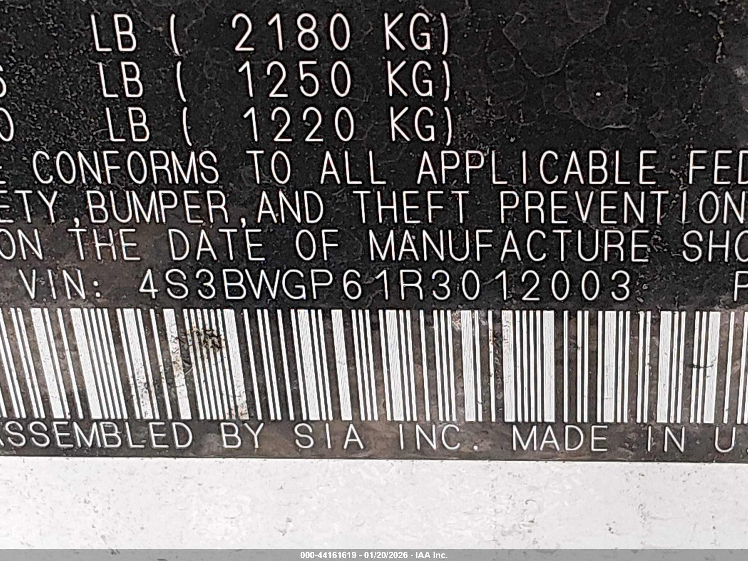 SUBARU LEGACY image 9