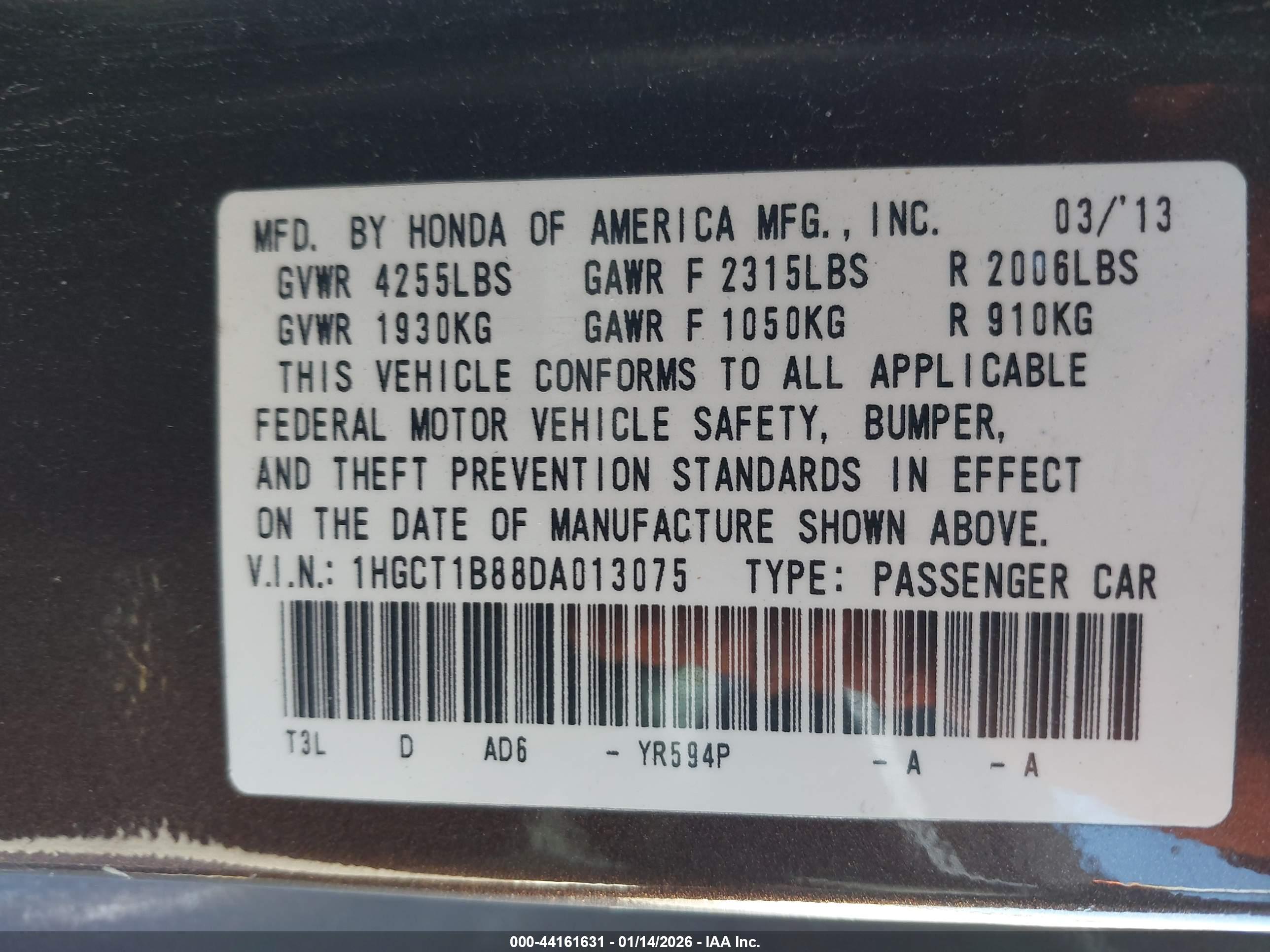 HONDA ACCORD image 9