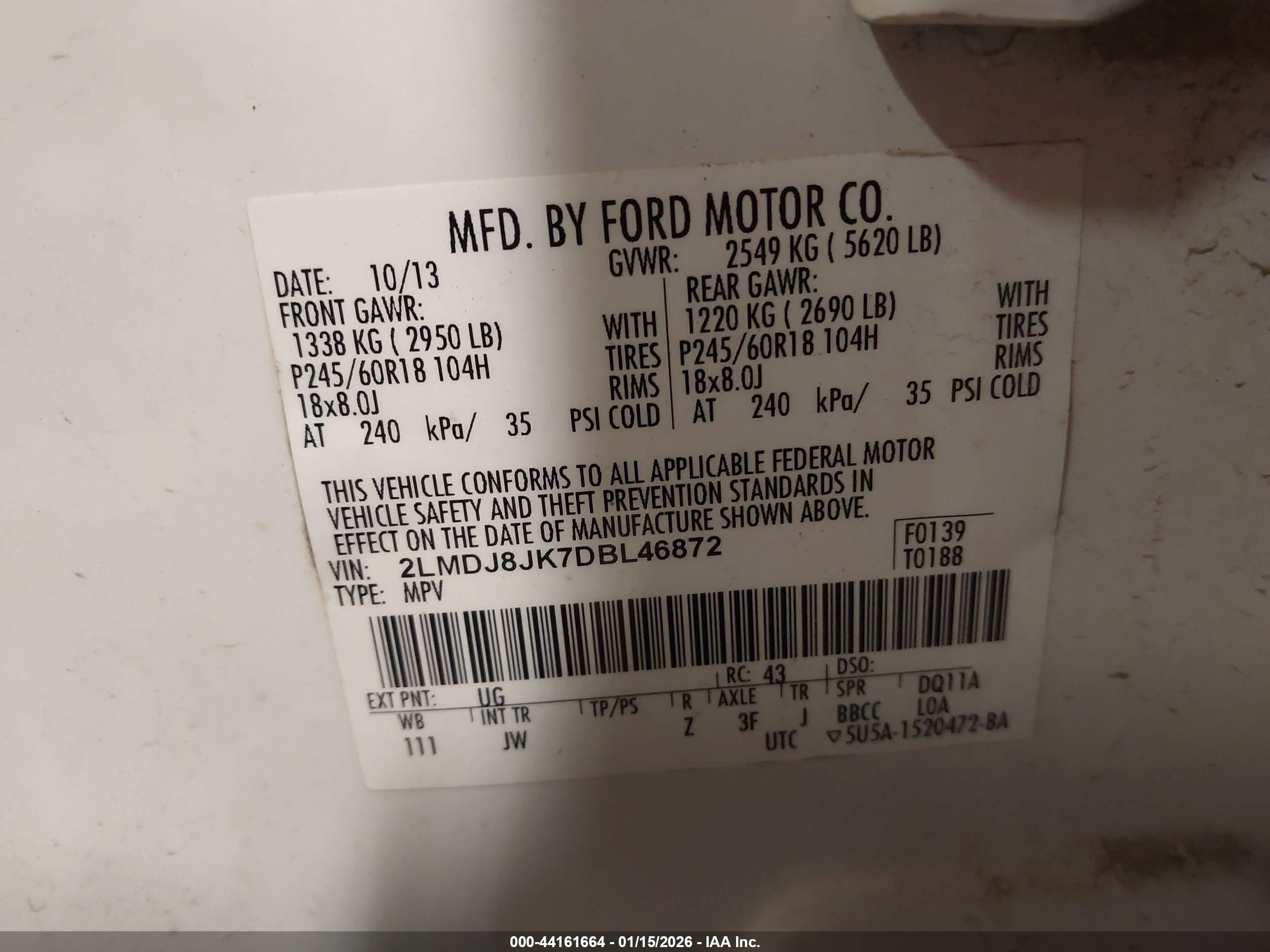 LINCOLN MKX image 9