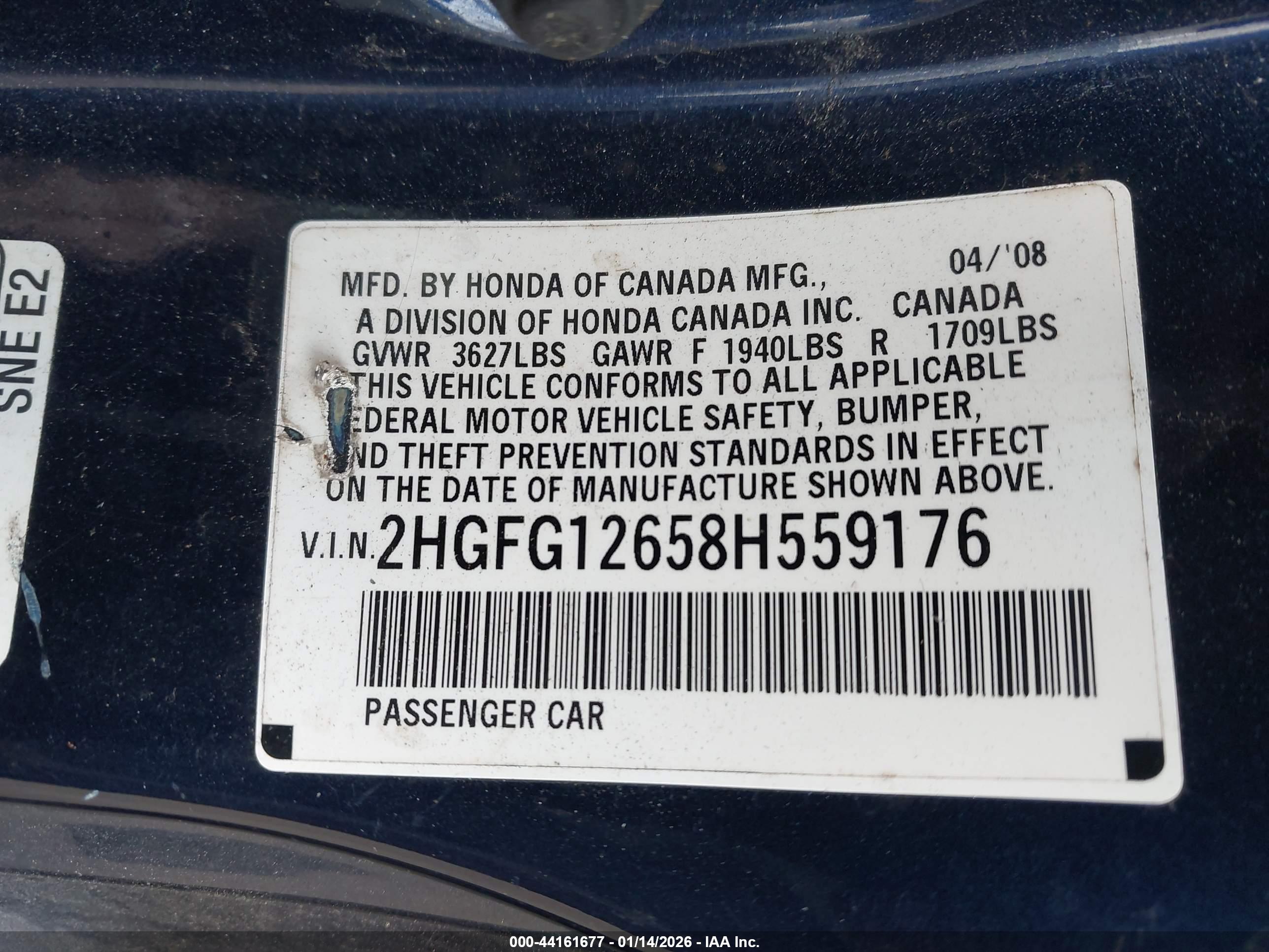 HONDA CIVIC image 9