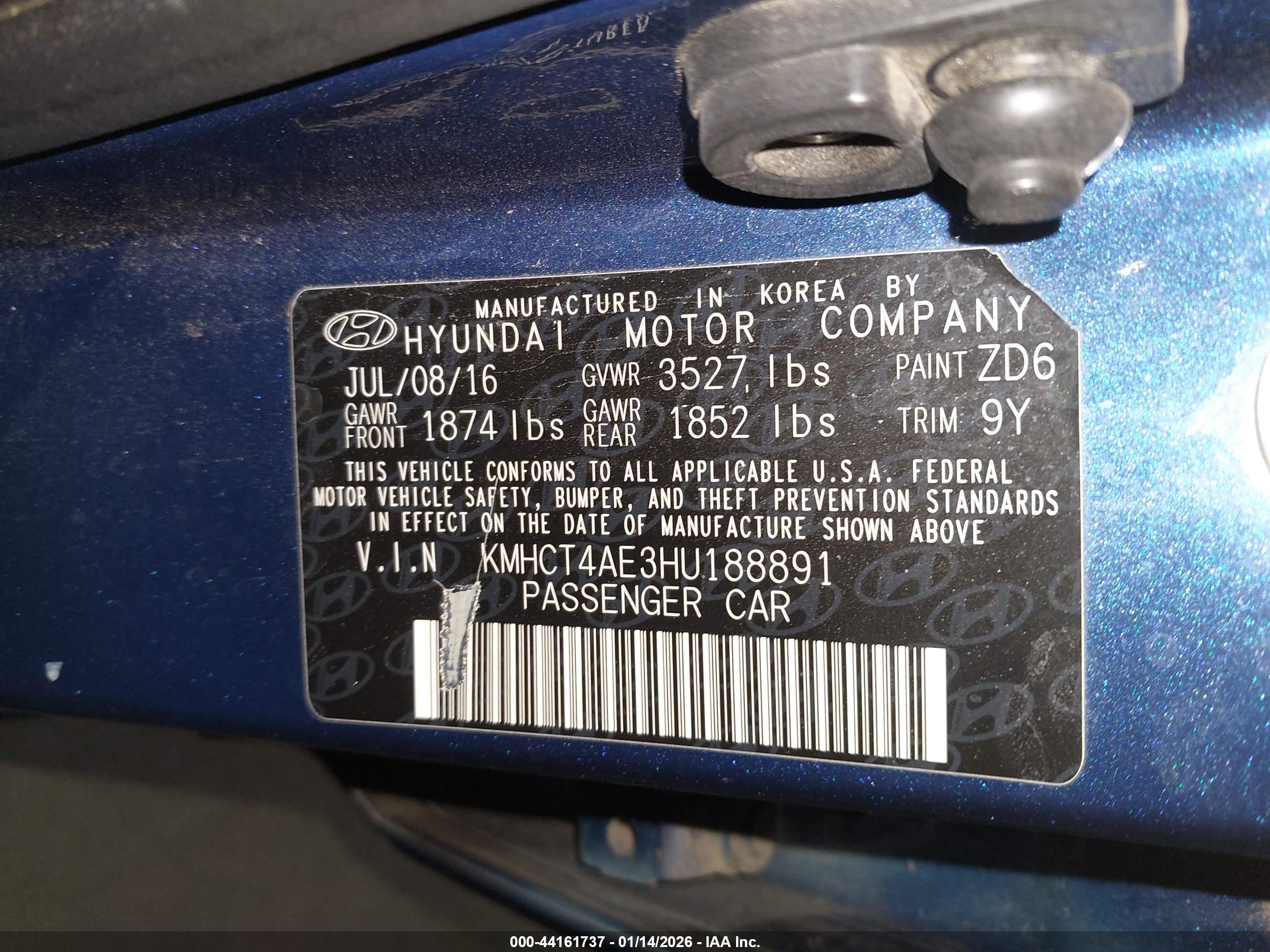 HYUNDAI ACCENT image 9