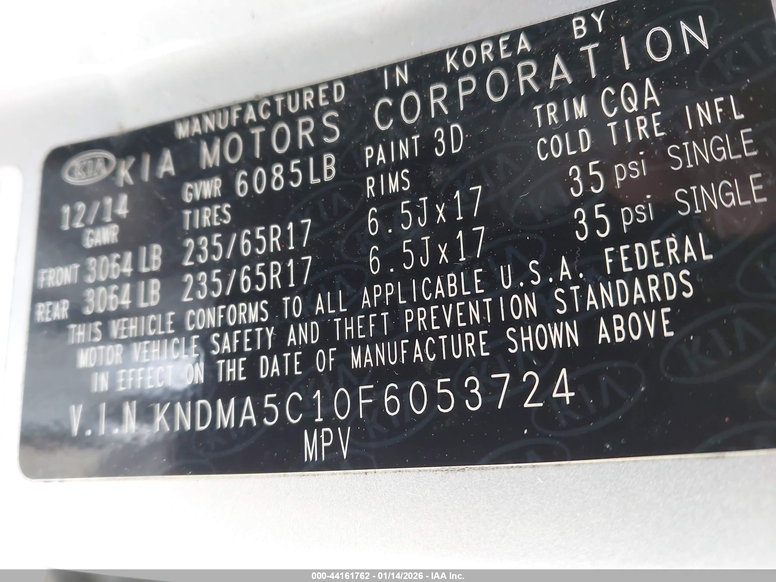 KIA SEDONA image 9