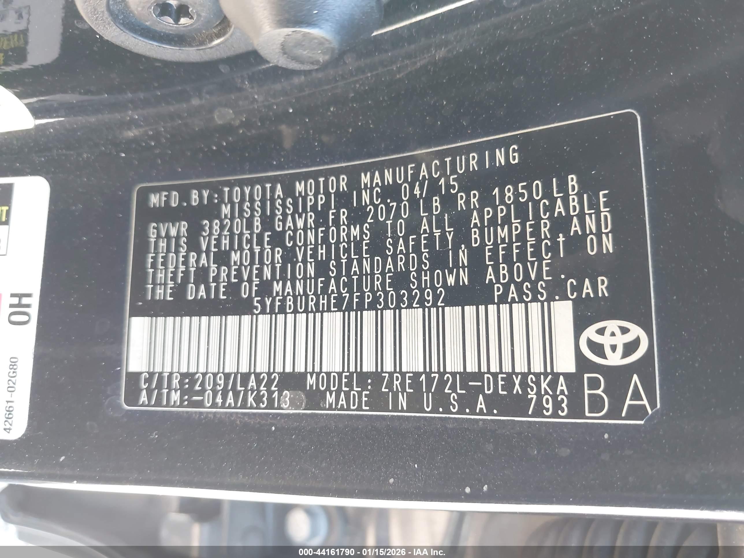 TOYOTA COROLLA image 9