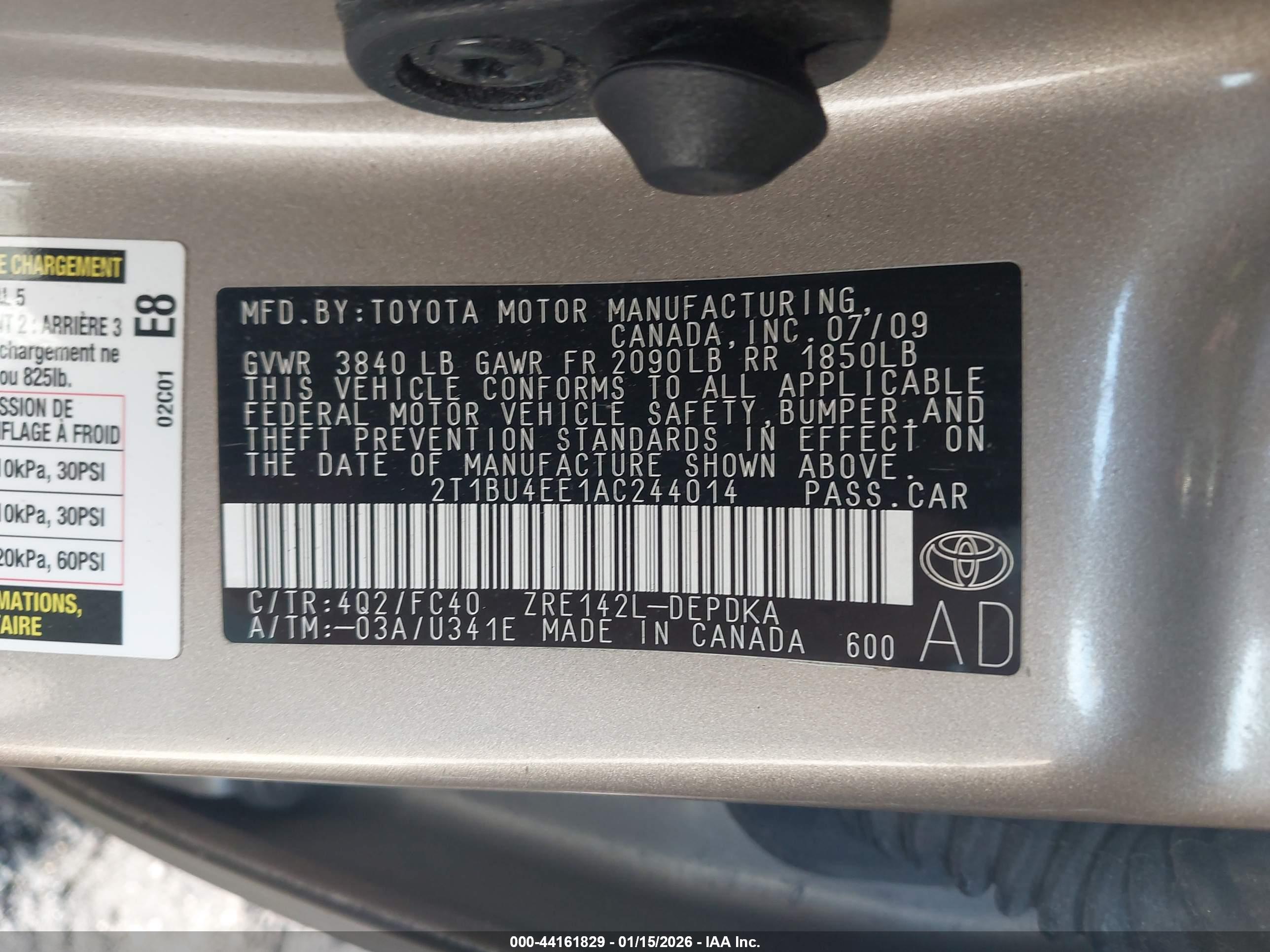 TOYOTA COROLLA image 9