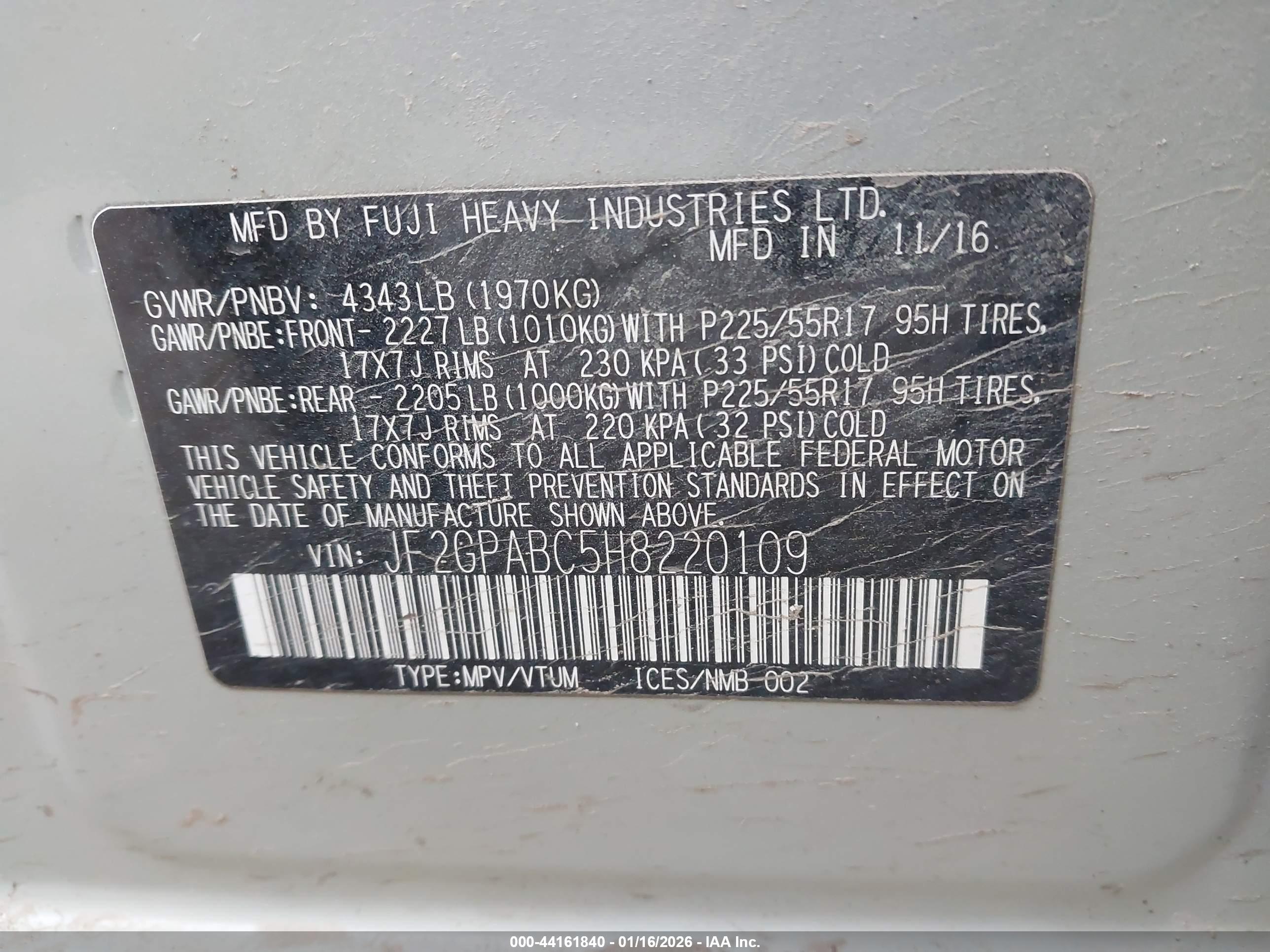 SUBARU CROSSTREK image 9