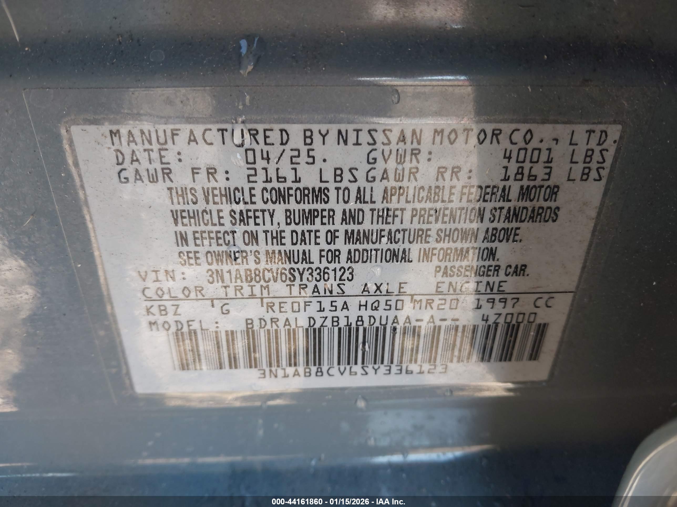 NISSAN SENTRA image 9