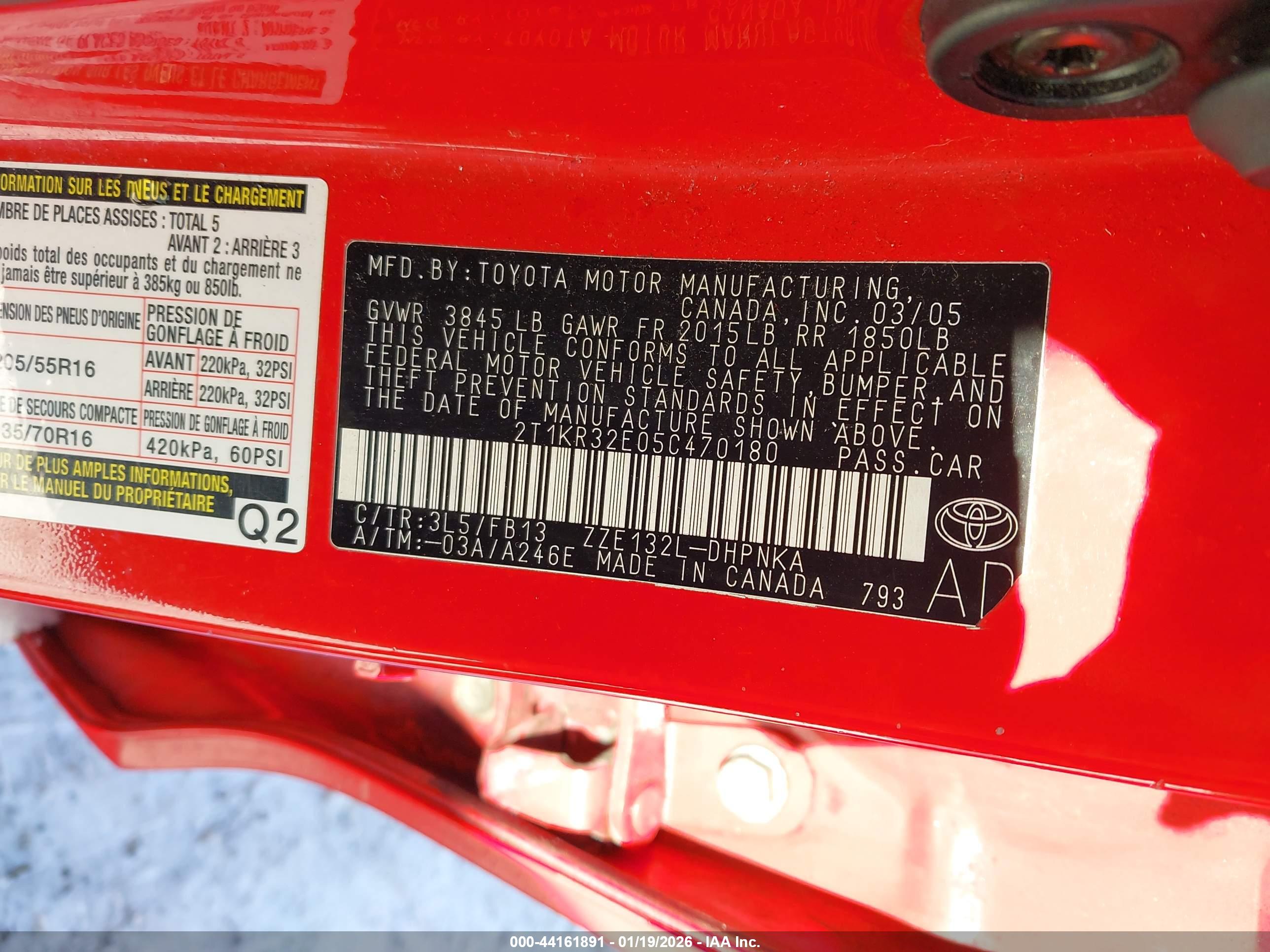TOYOTA MATRIX image 9