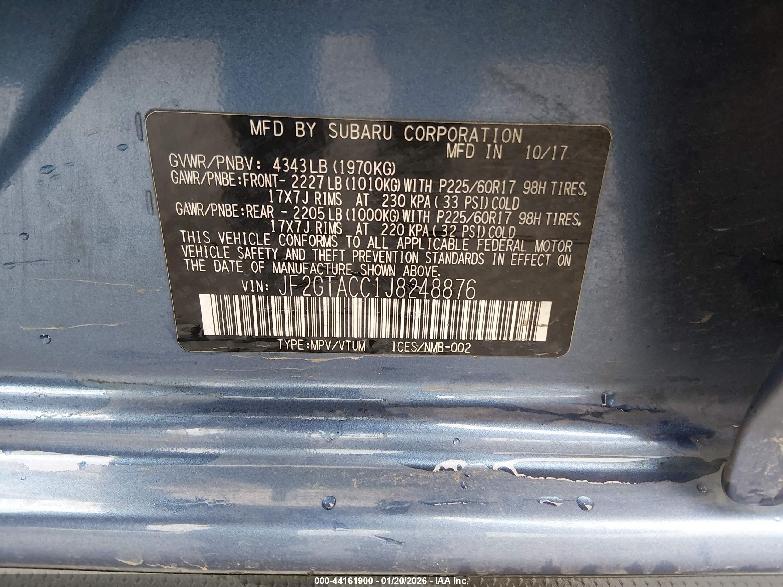 SUBARU CROSSTREK image 9