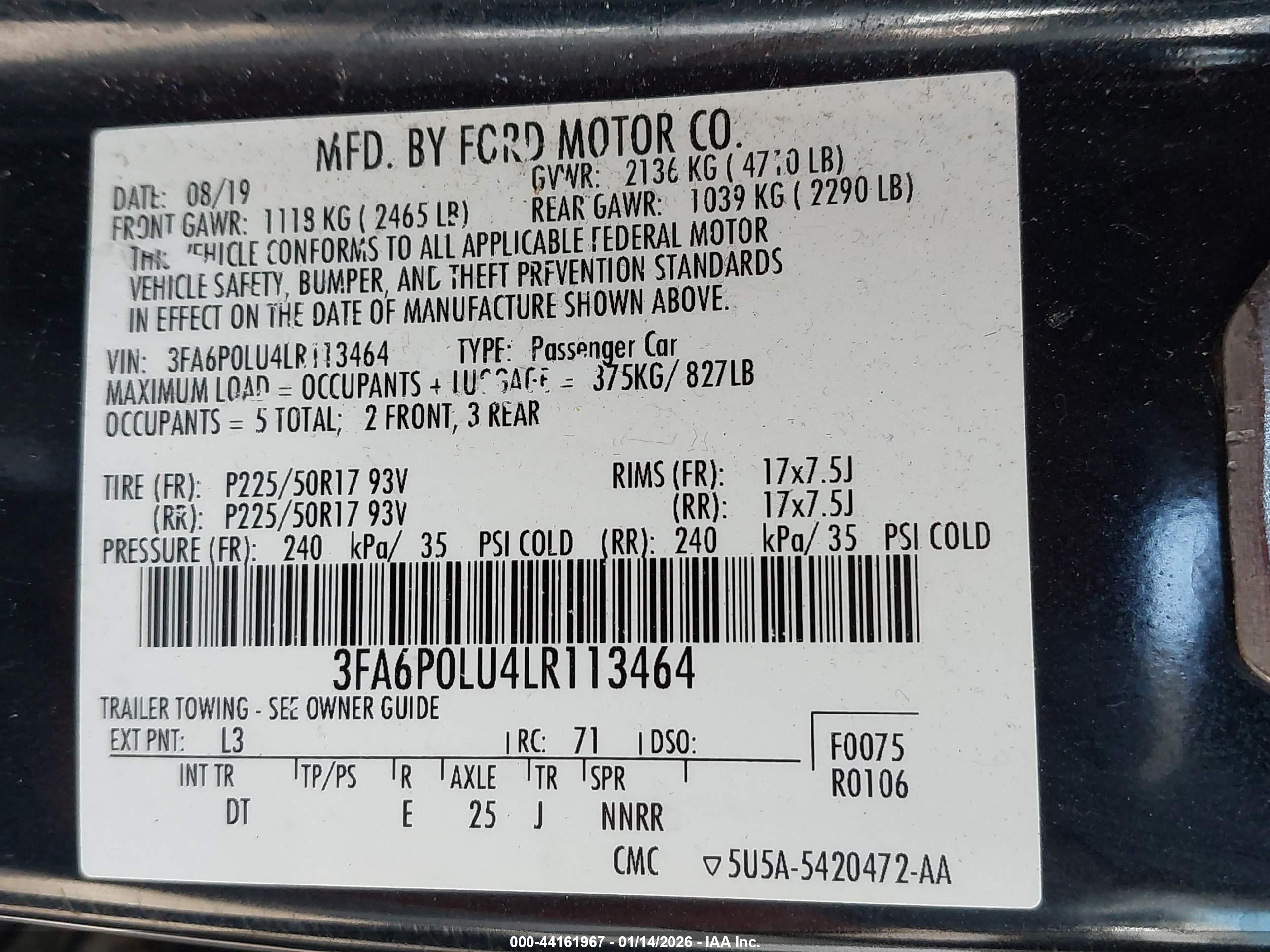 FORD FUSION image 9