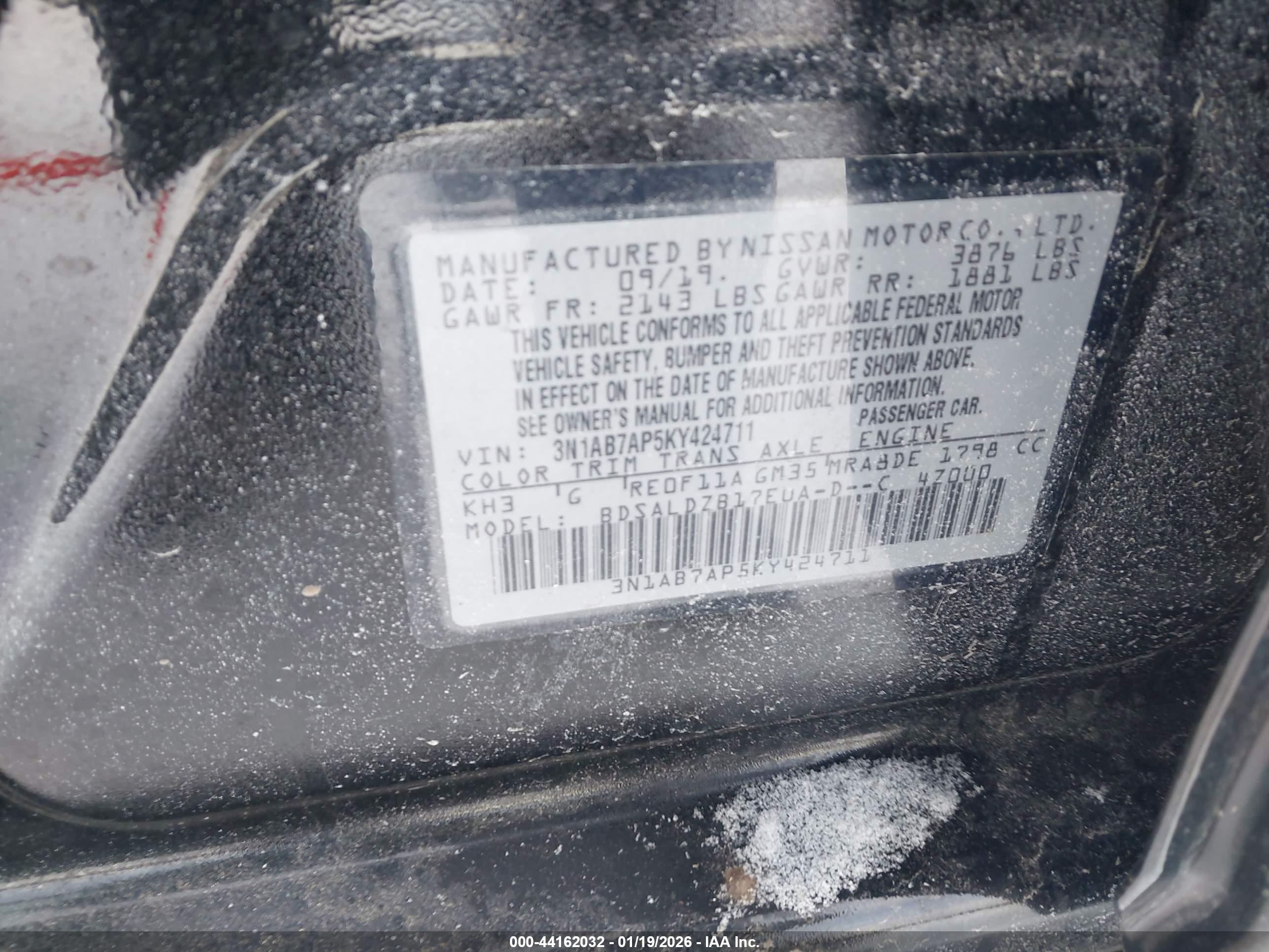 NISSAN SENTRA image 9