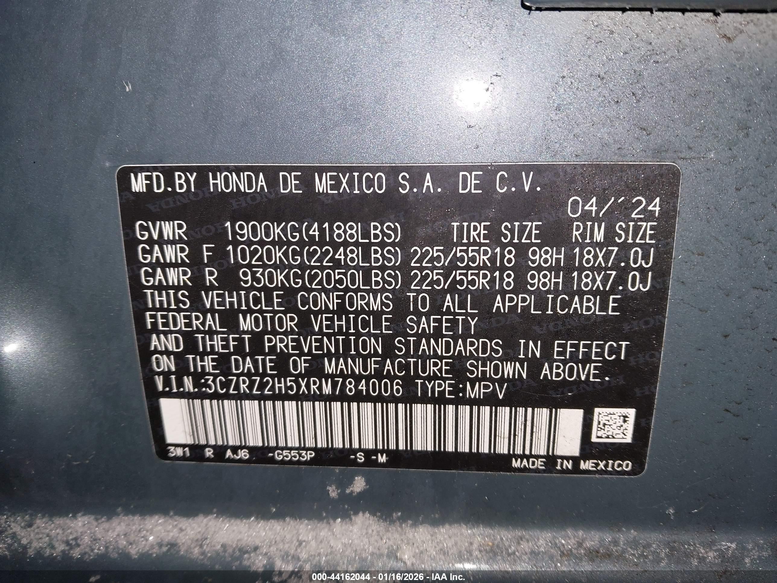 HONDA HR-V image 9