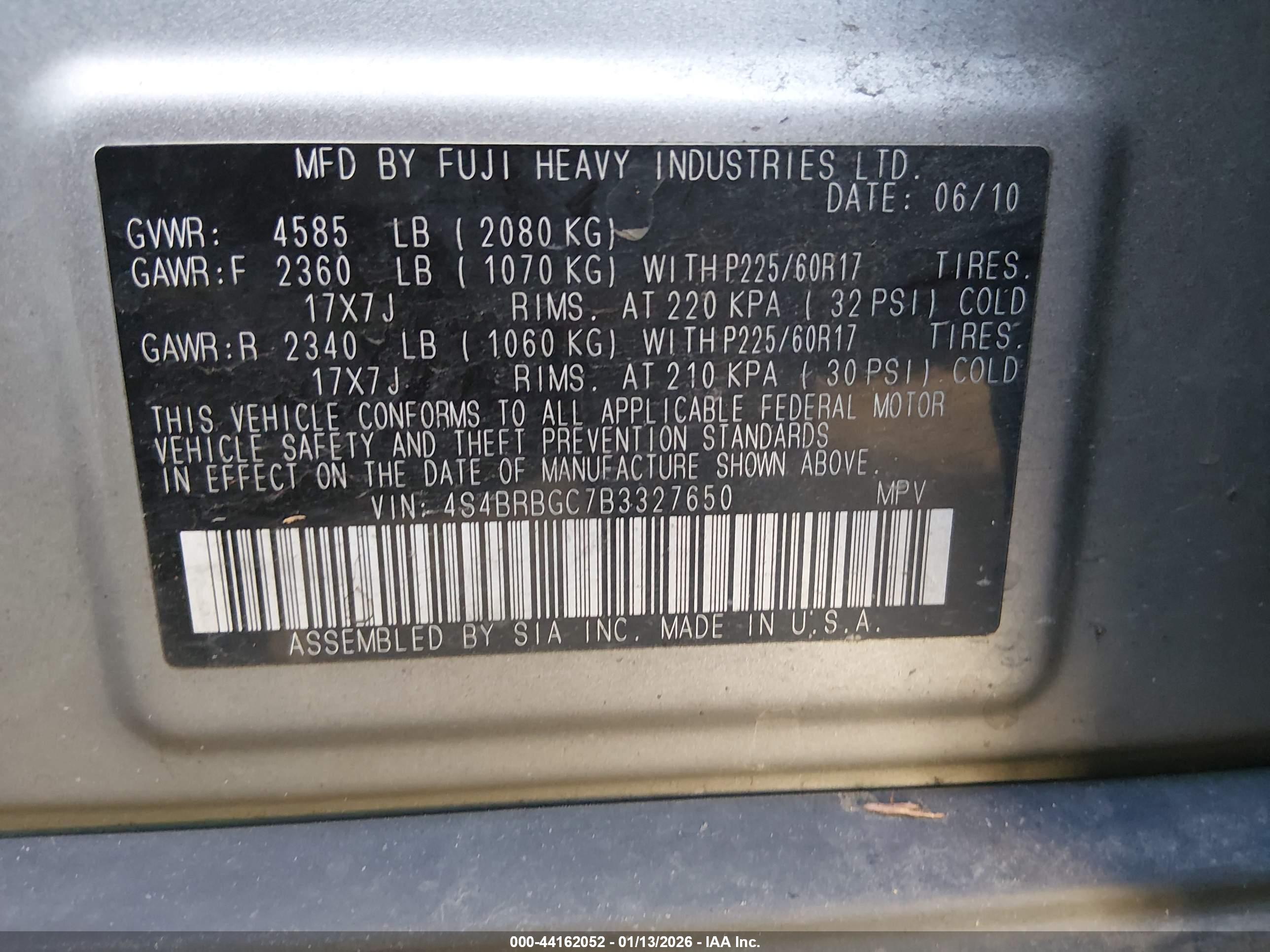 SUBARU OUTBACK image 9