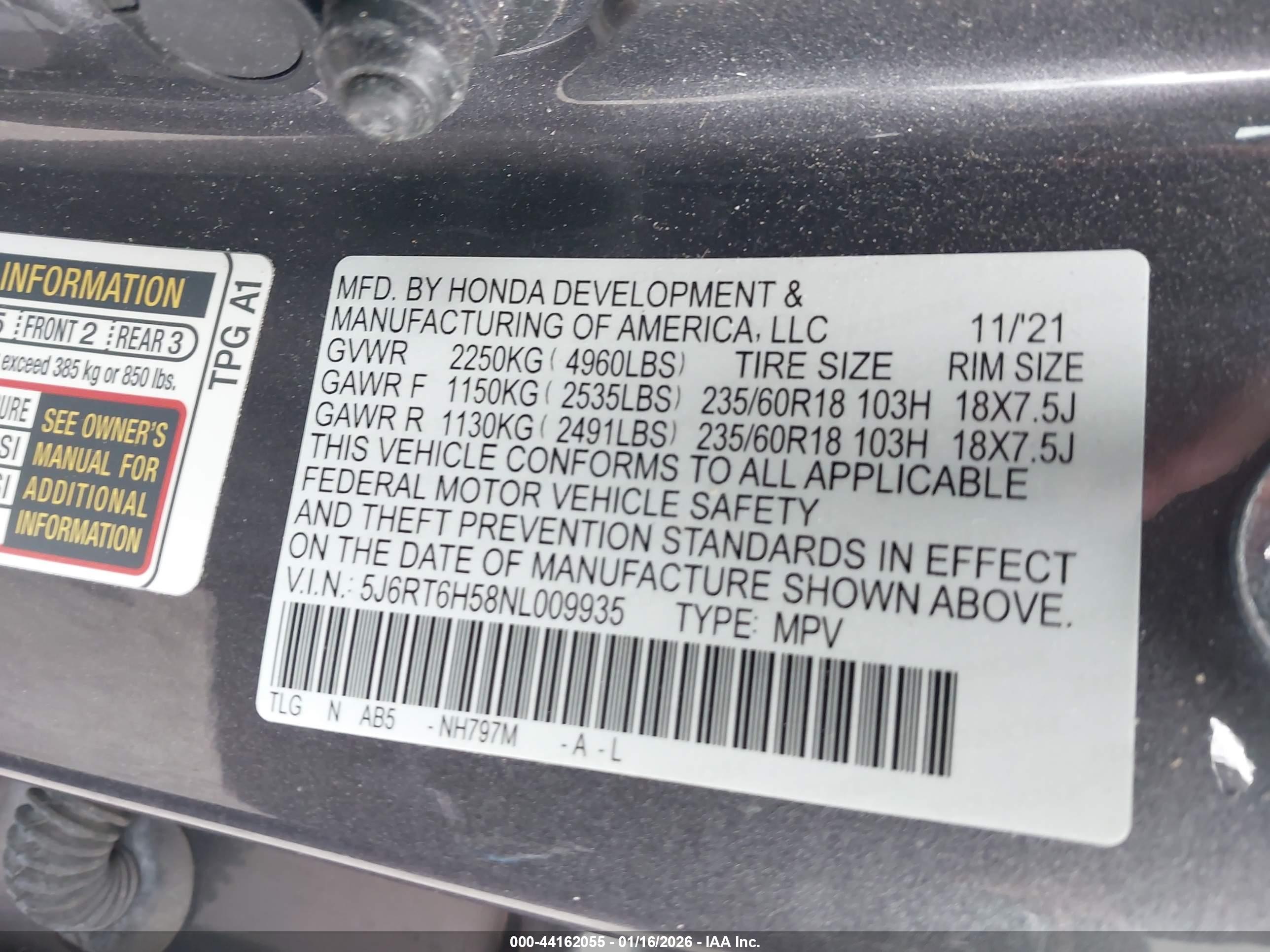 HONDA CR-V image 9