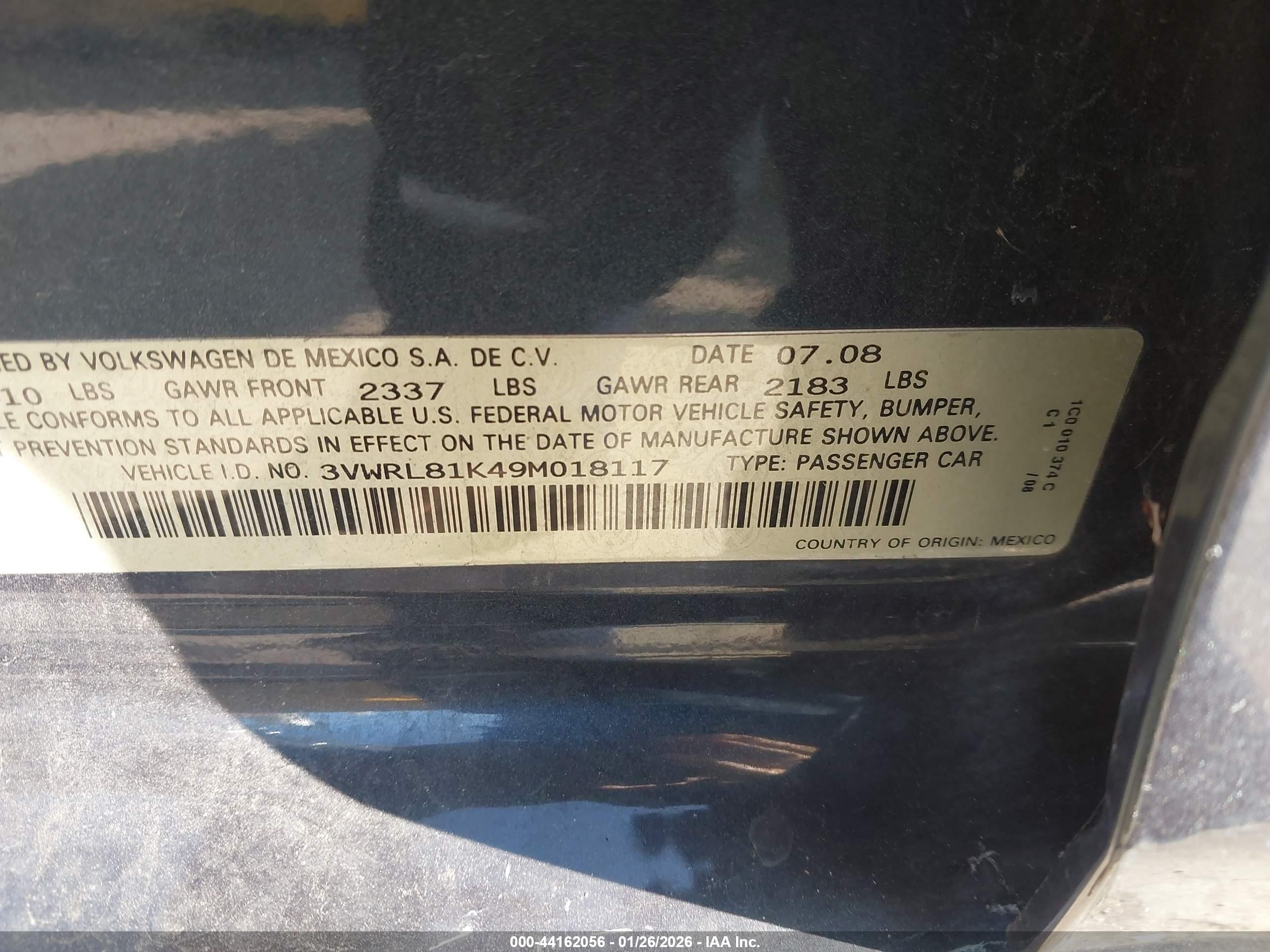VOLKSWAGEN JETTA image 9