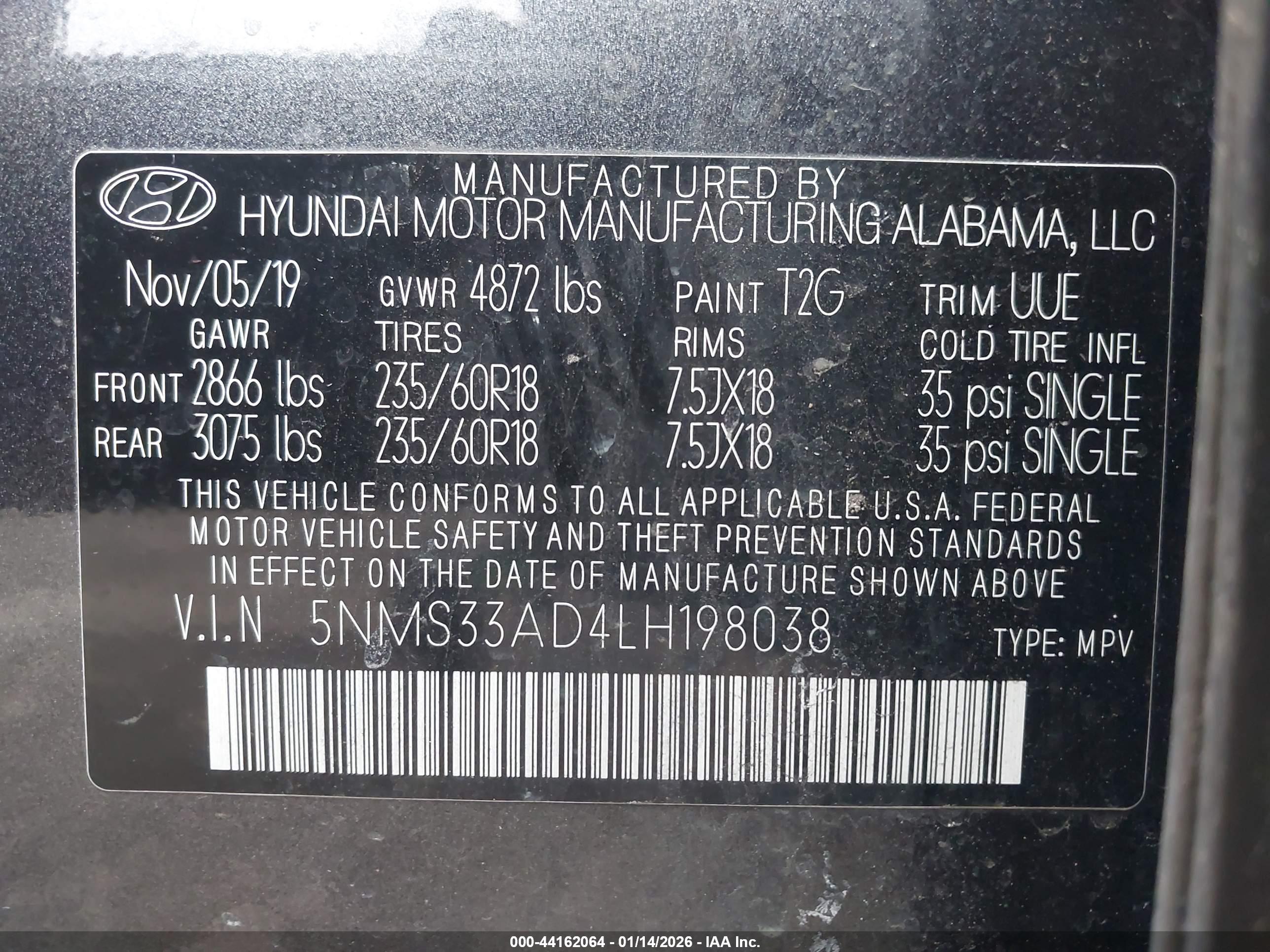 HYUNDAI SANTA image 9