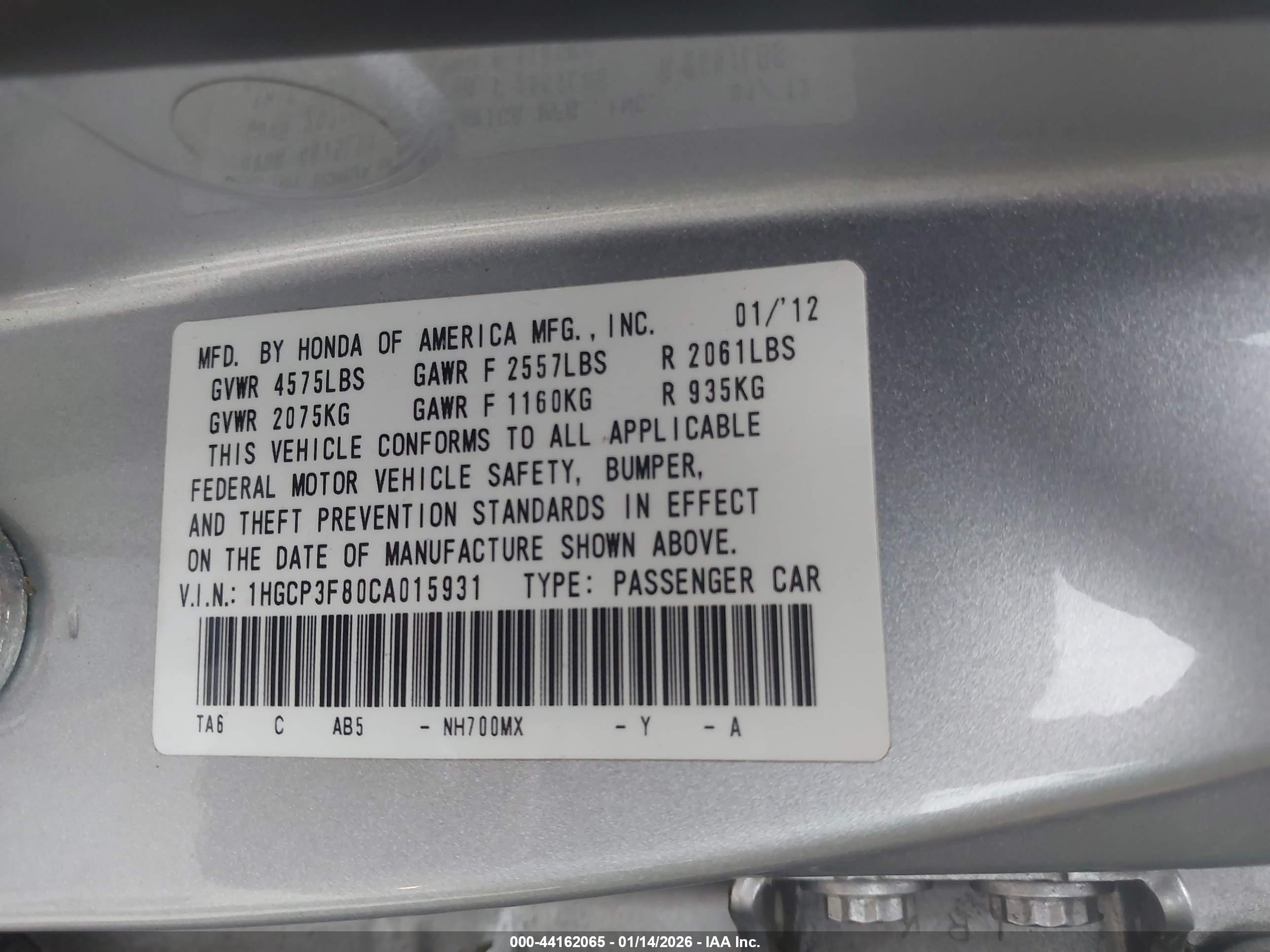 HONDA ACCORD image 9