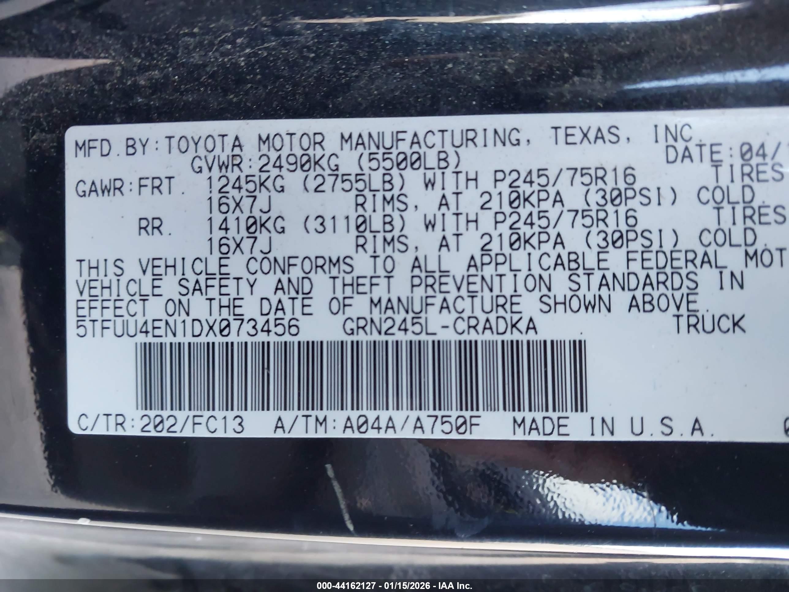 TOYOTA TACOMA image 9