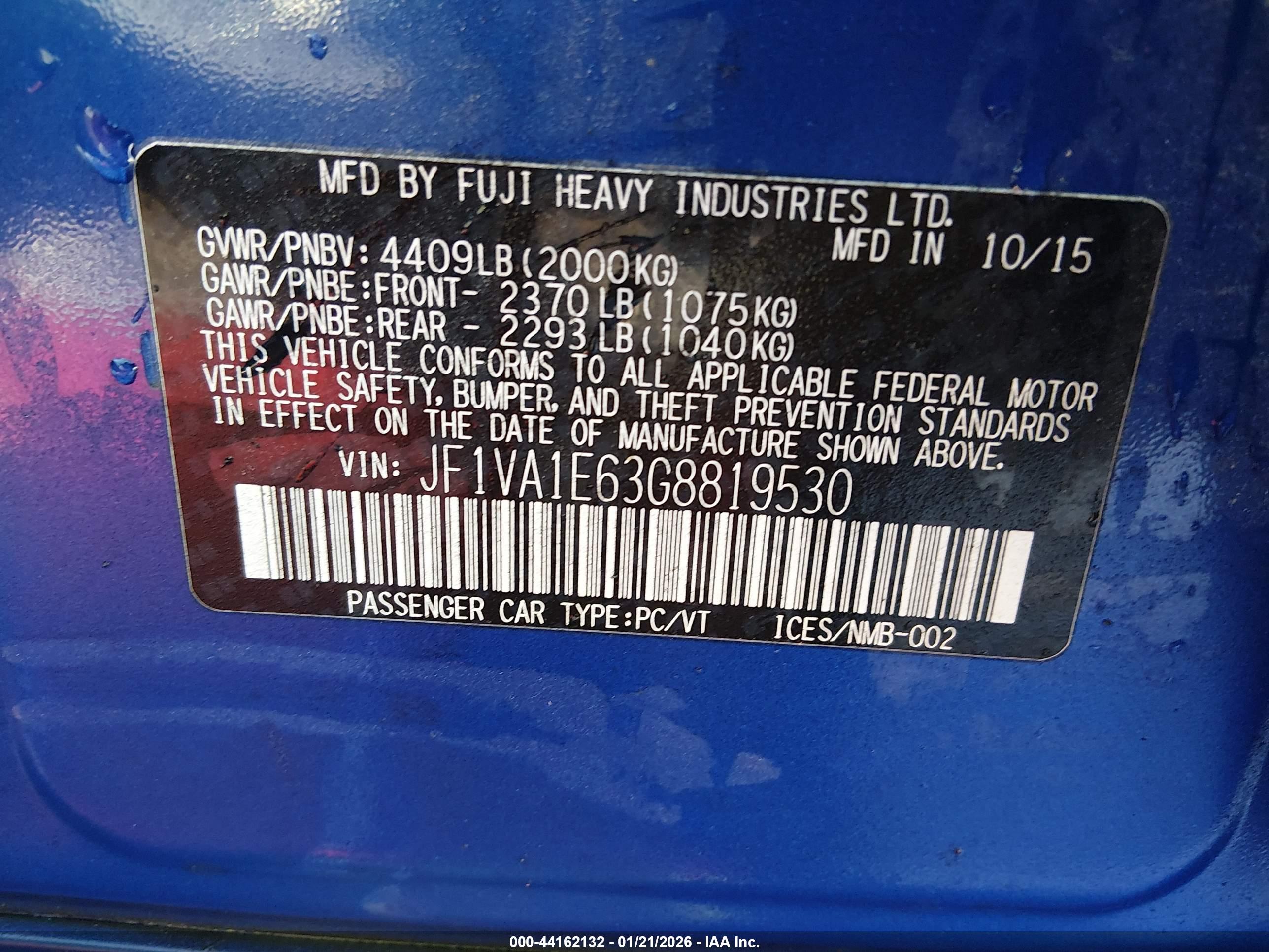 SUBARU WRX image 9