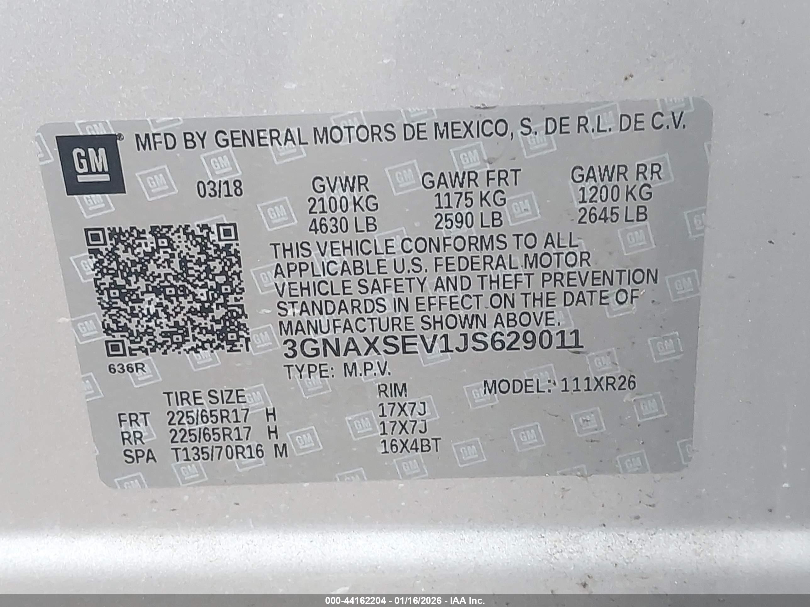 CHEVROLET EQUINOX image 9