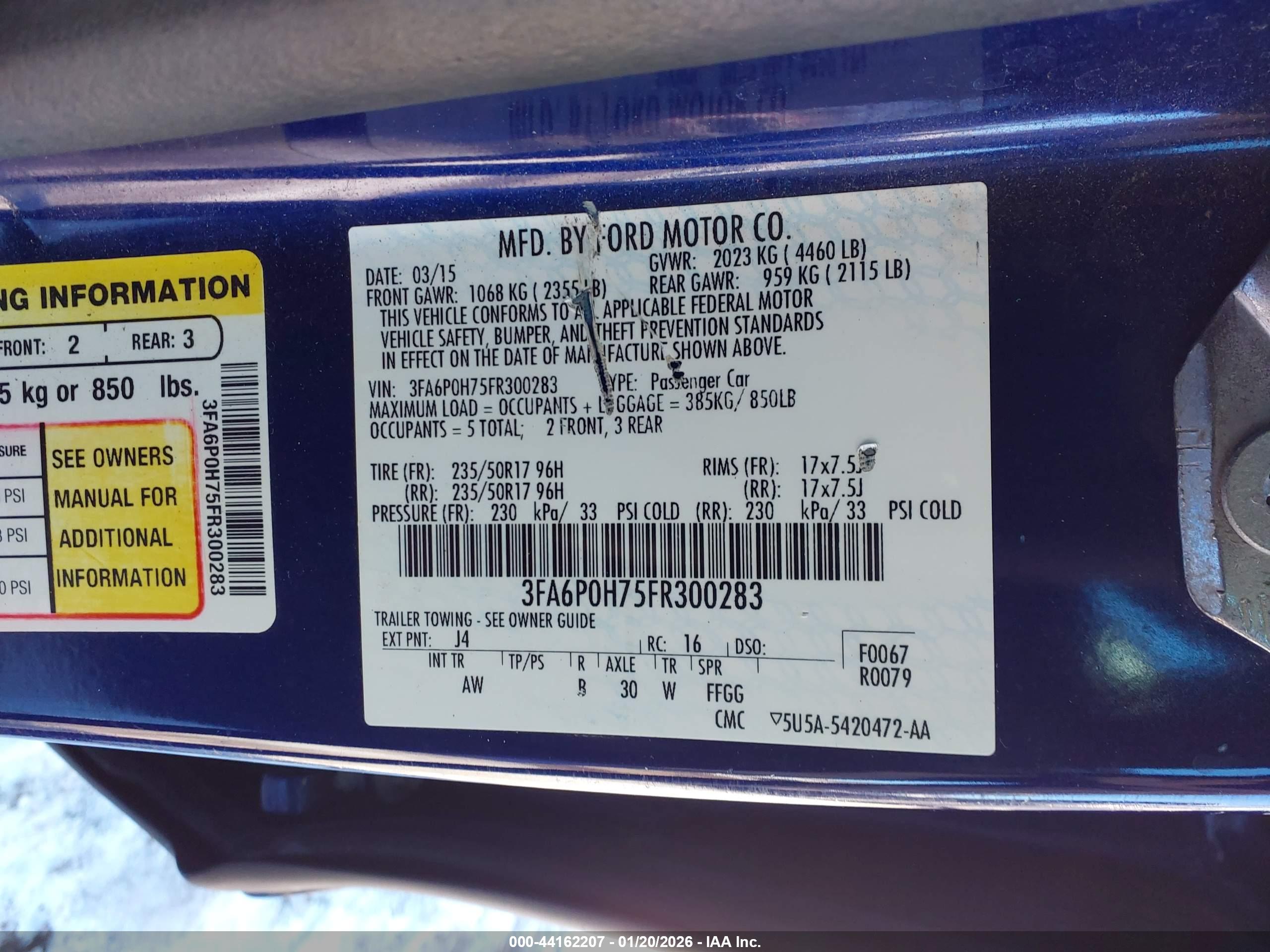 FORD FUSION image 9