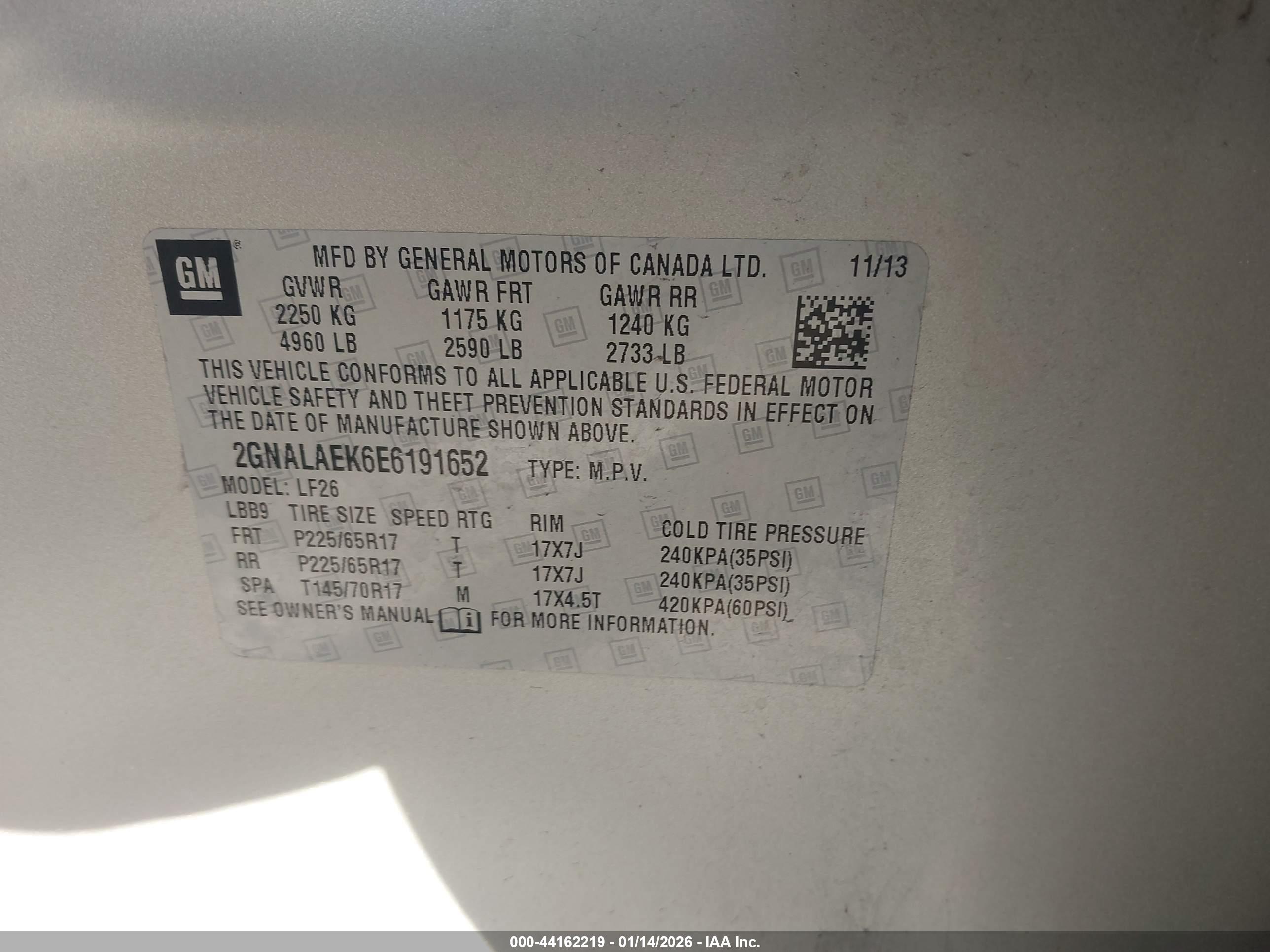 CHEVROLET EQUINOX image 9