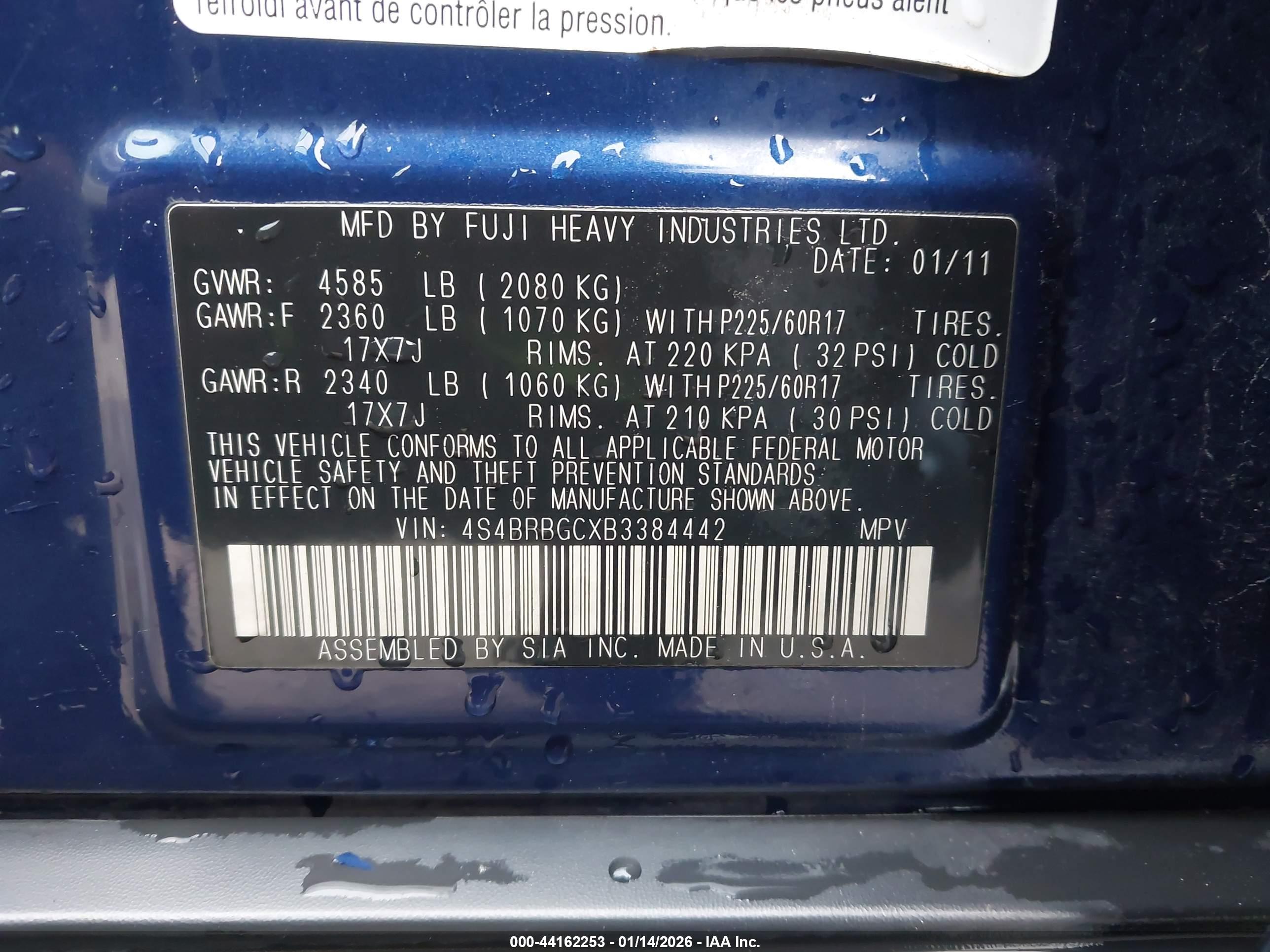 SUBARU OUTBACK image 9