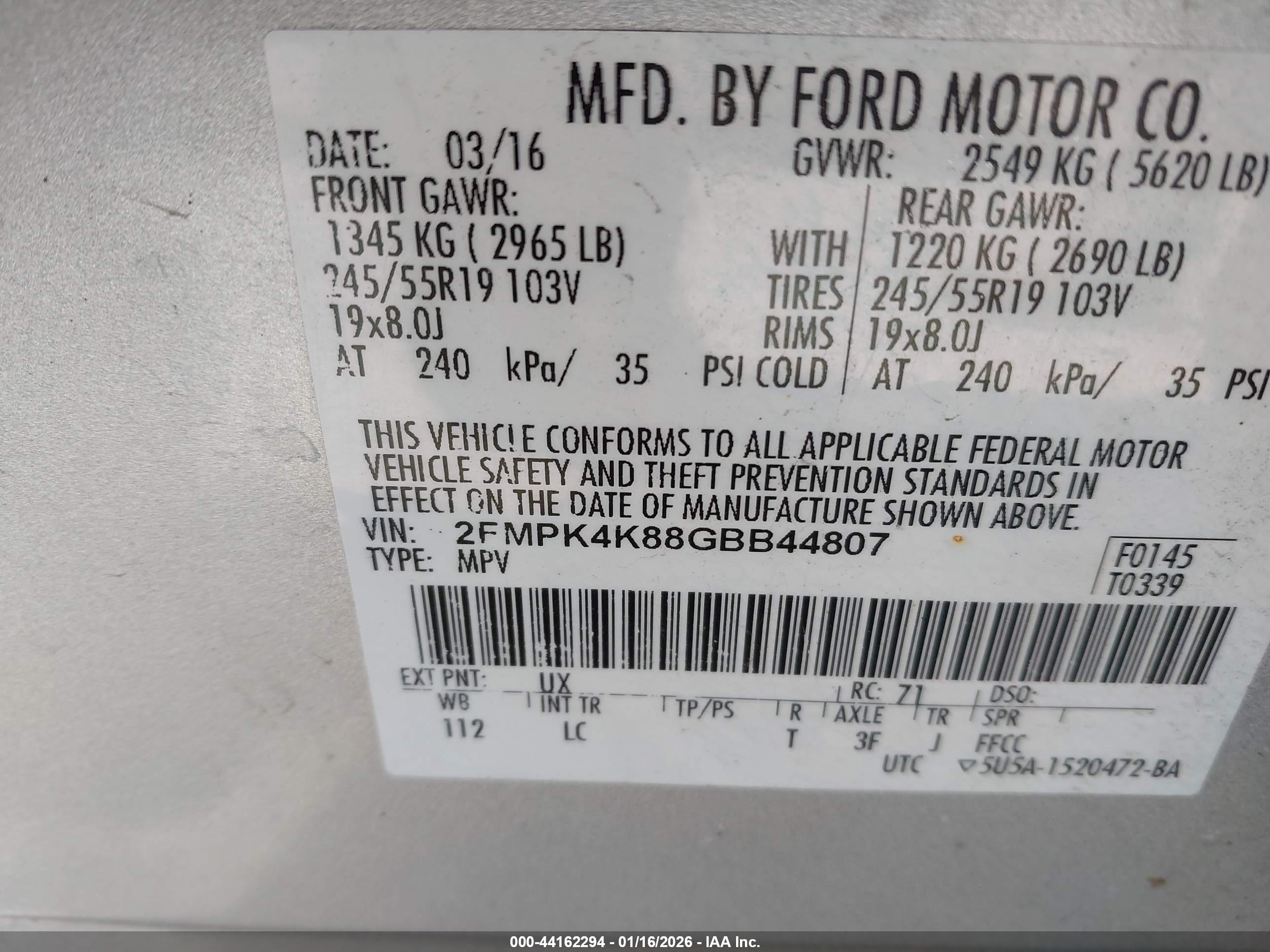 FORD EDGE image 9
