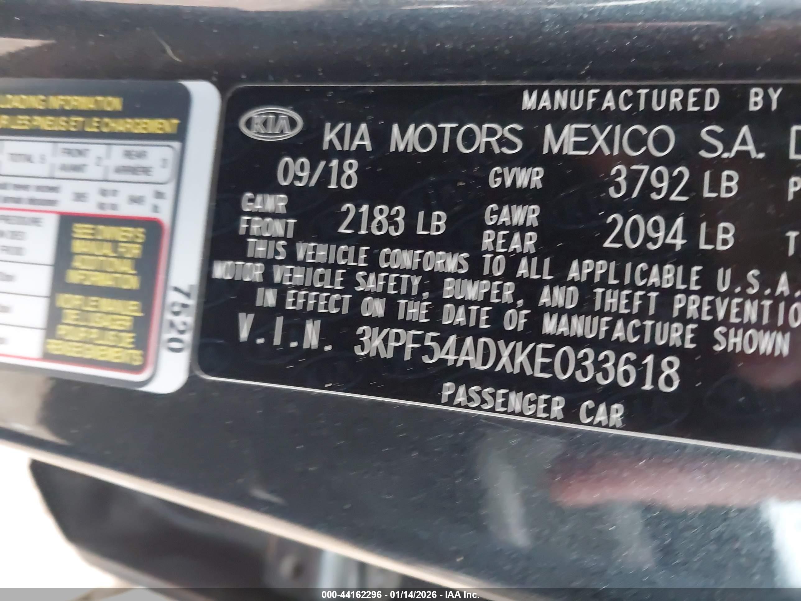 KIA FORTE image 9