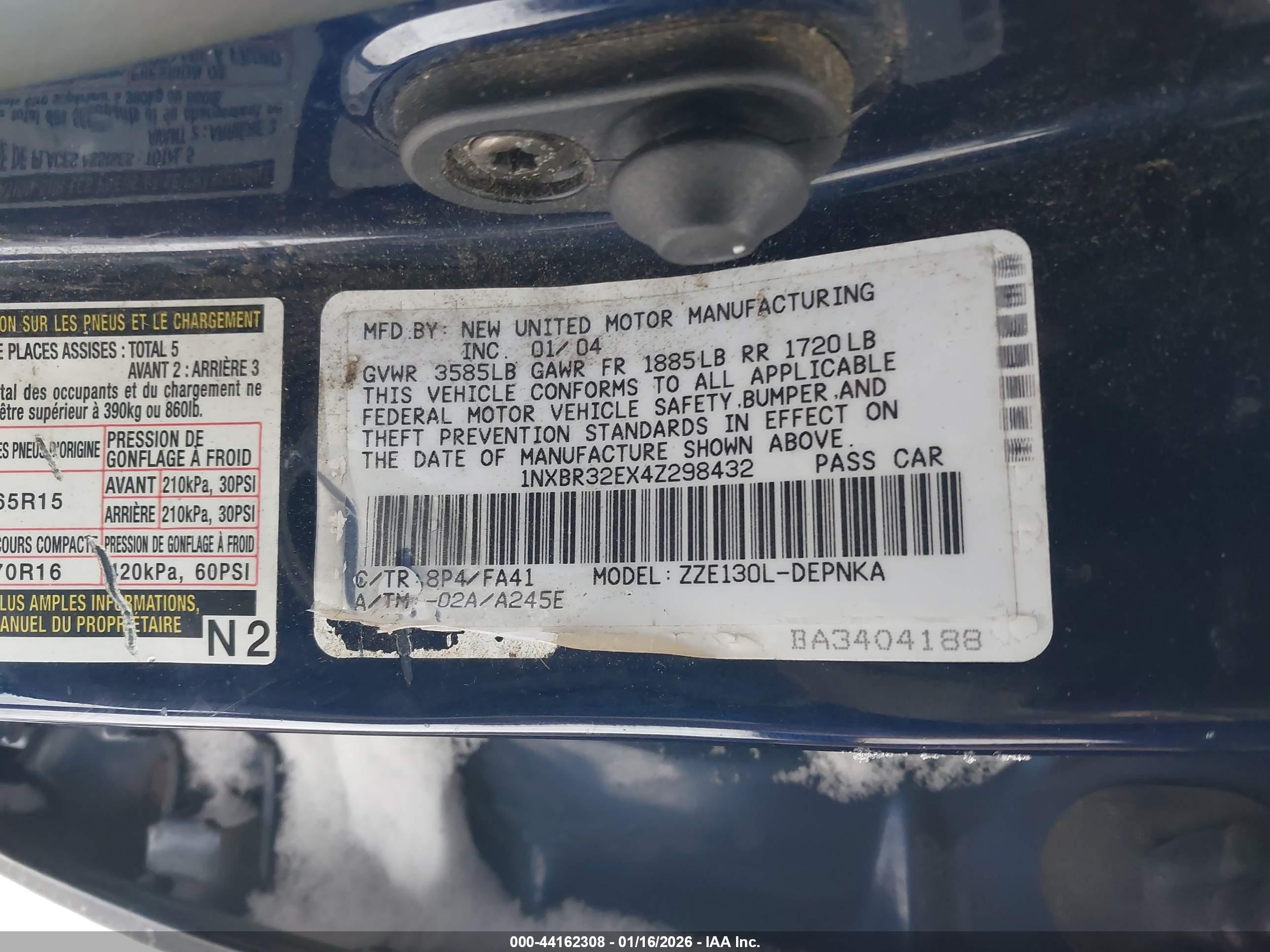 TOYOTA COROLLA image 9
