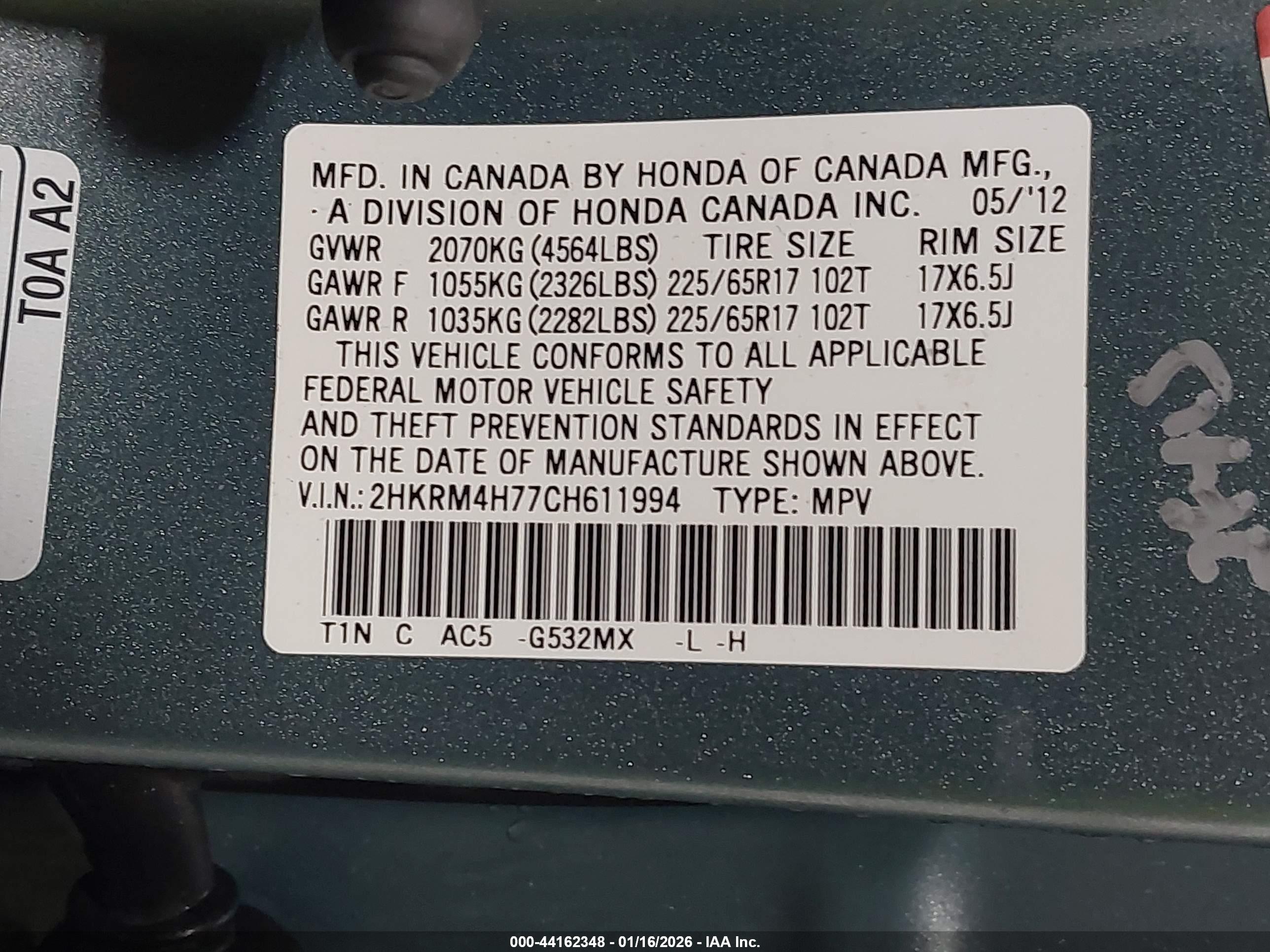 HONDA CR-V image 9