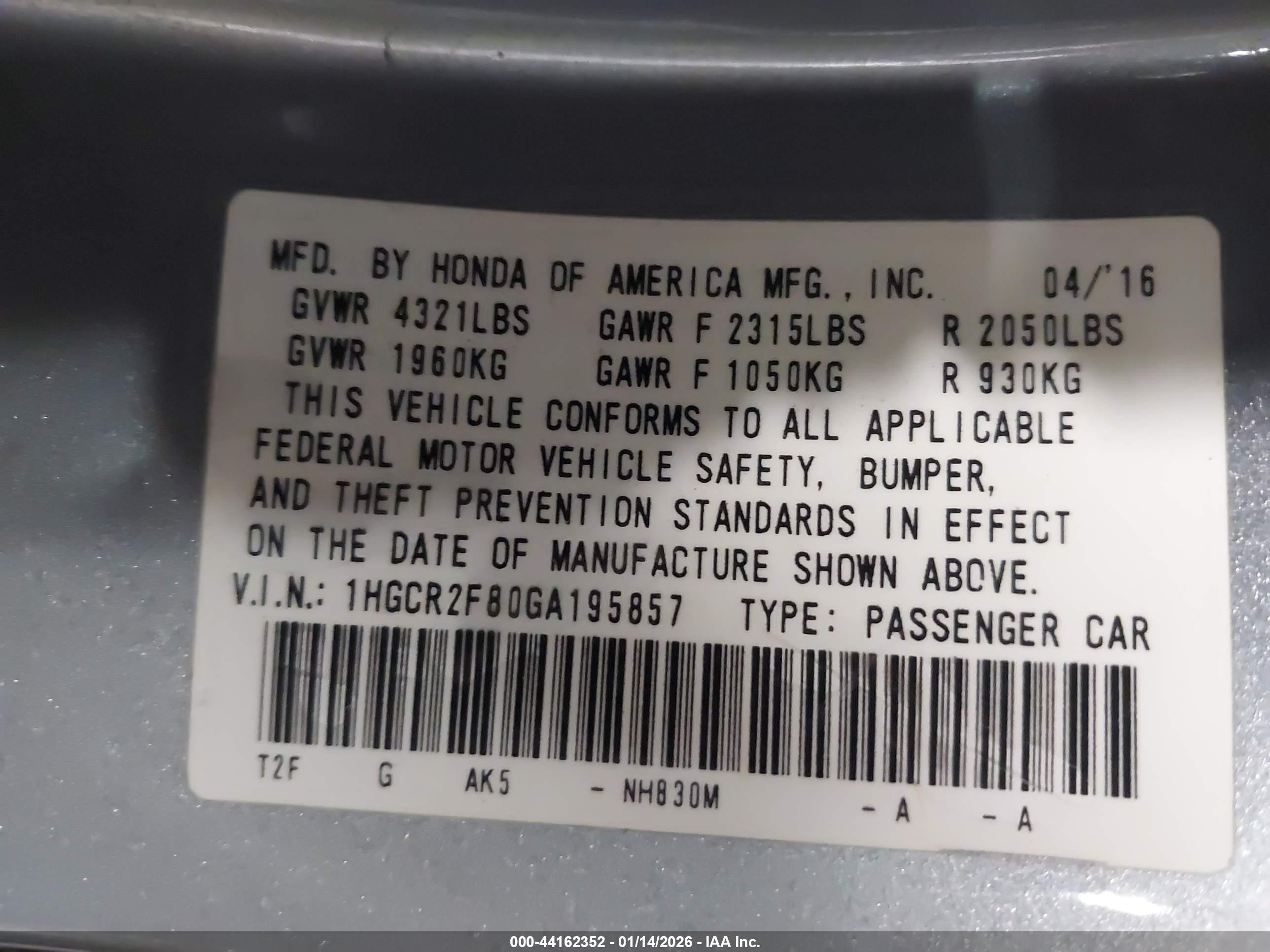HONDA ACCORD image 9