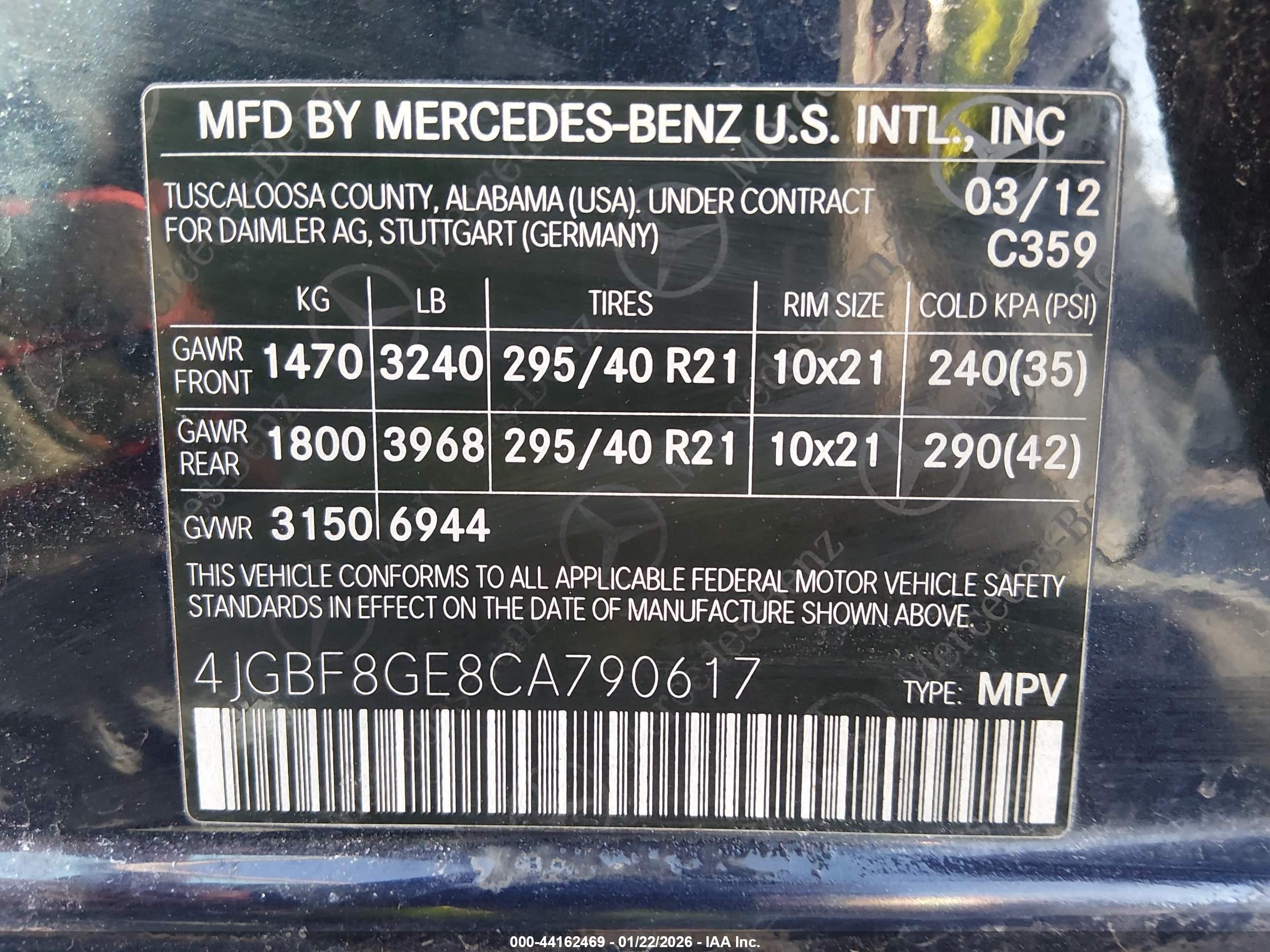 MERCEDES-BENZ GL image 9