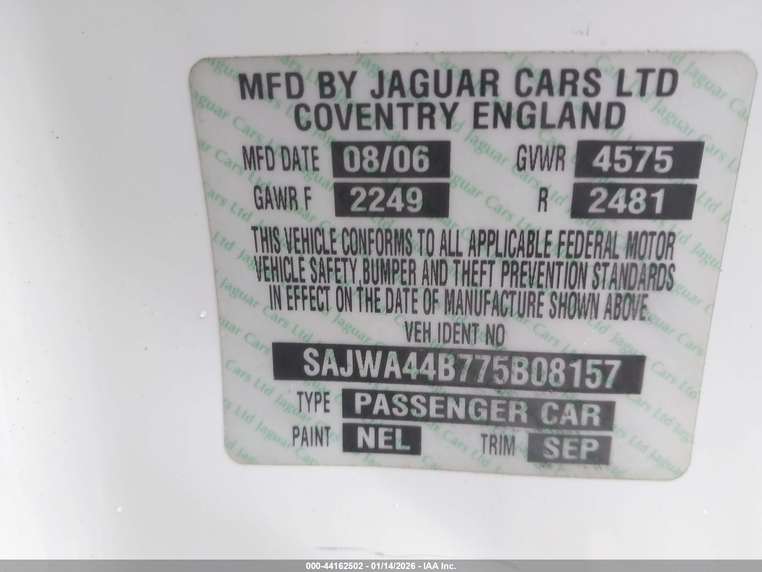 JAGUAR XK image 9