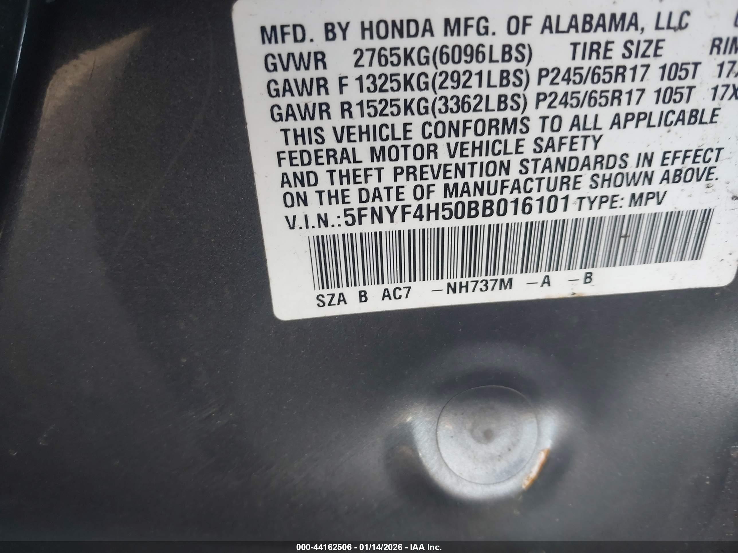 HONDA PILOT image 9