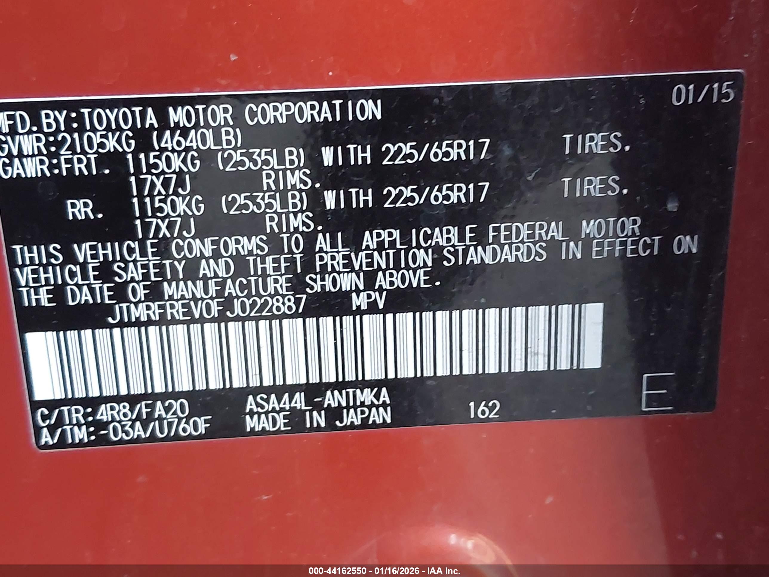TOYOTA RAV4 image 9