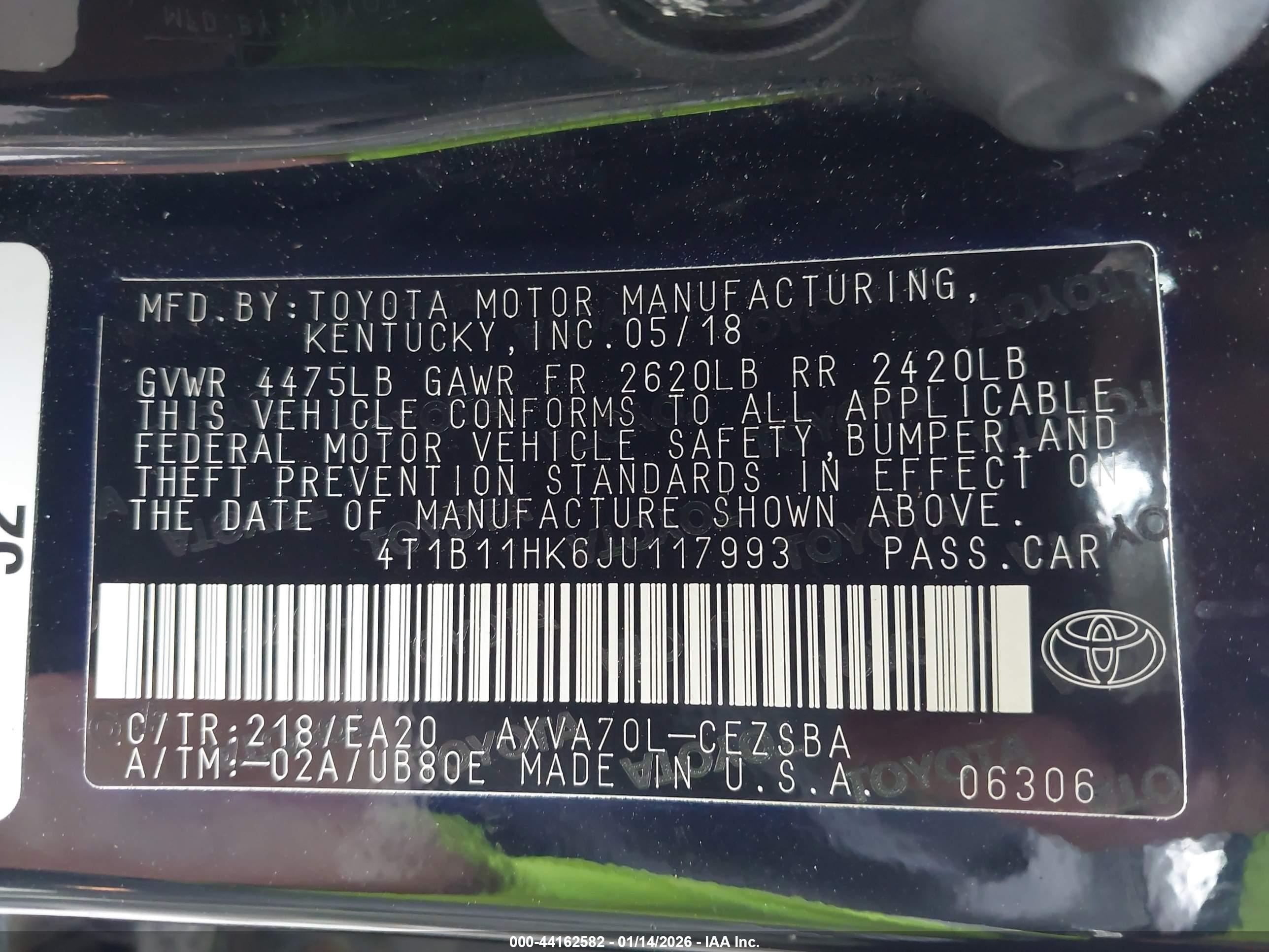 TOYOTA CAMRY image 9