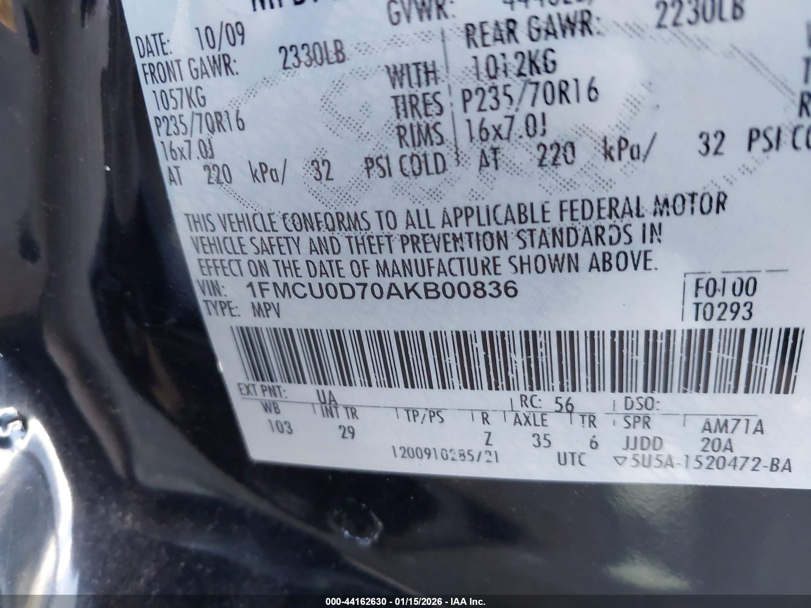 FORD ESCAPE image 9