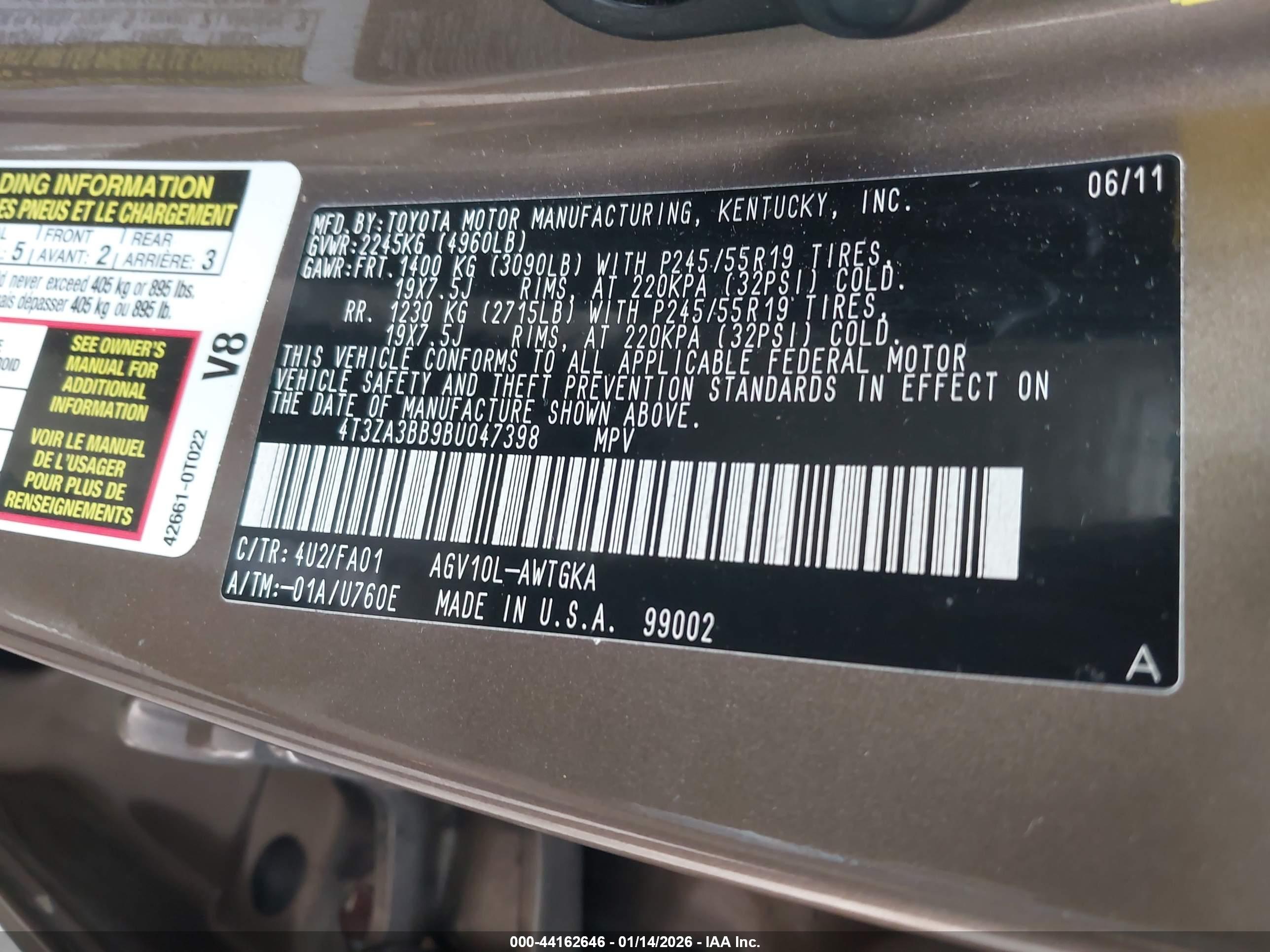 TOYOTA VENZA image 9
