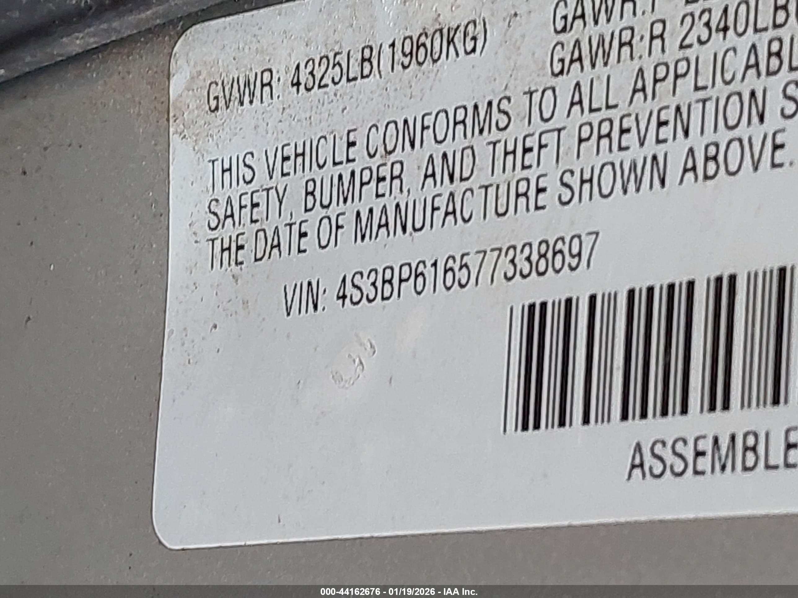 SUBARU LEGACY image 9