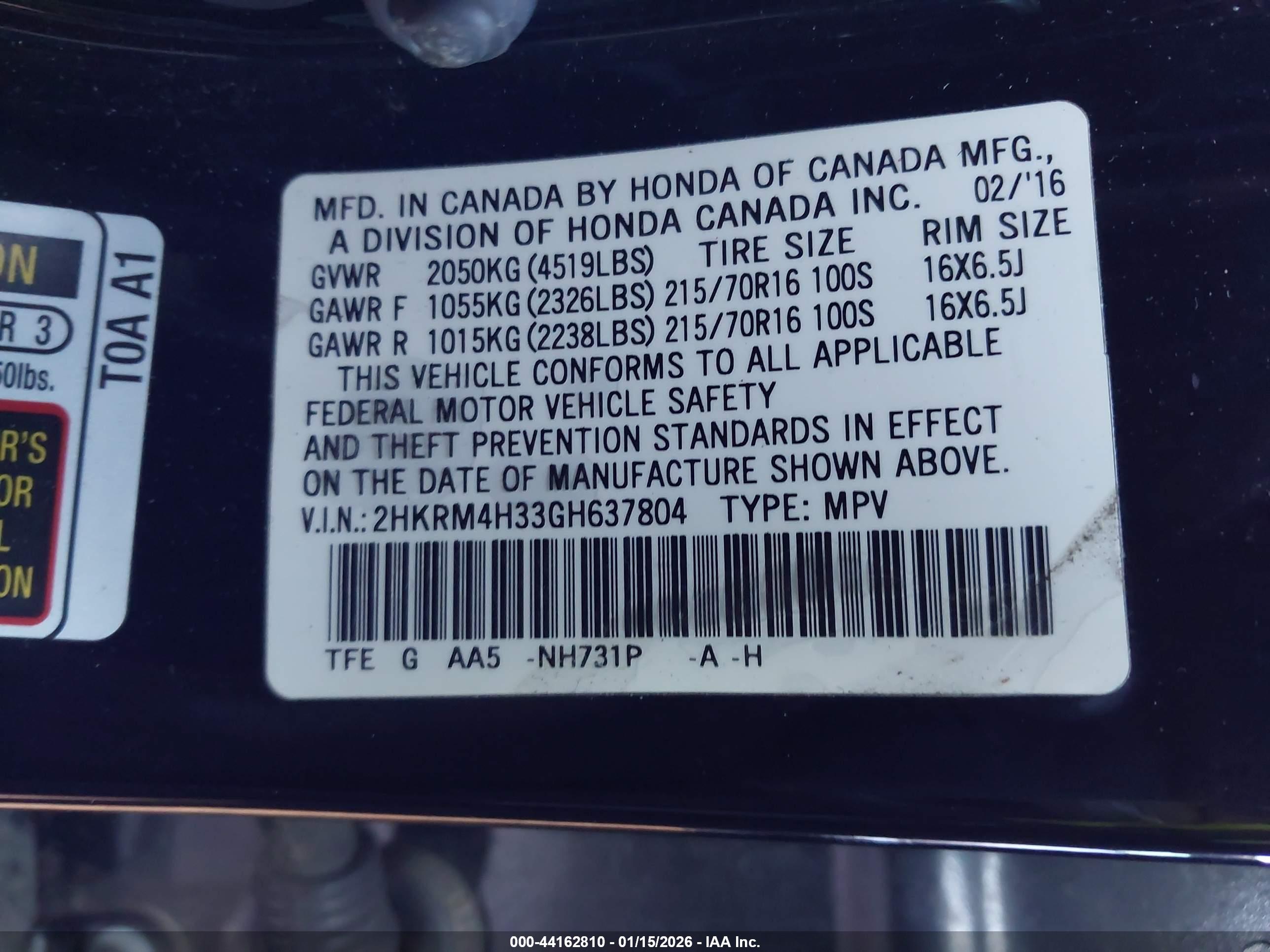 HONDA CR-V image 9