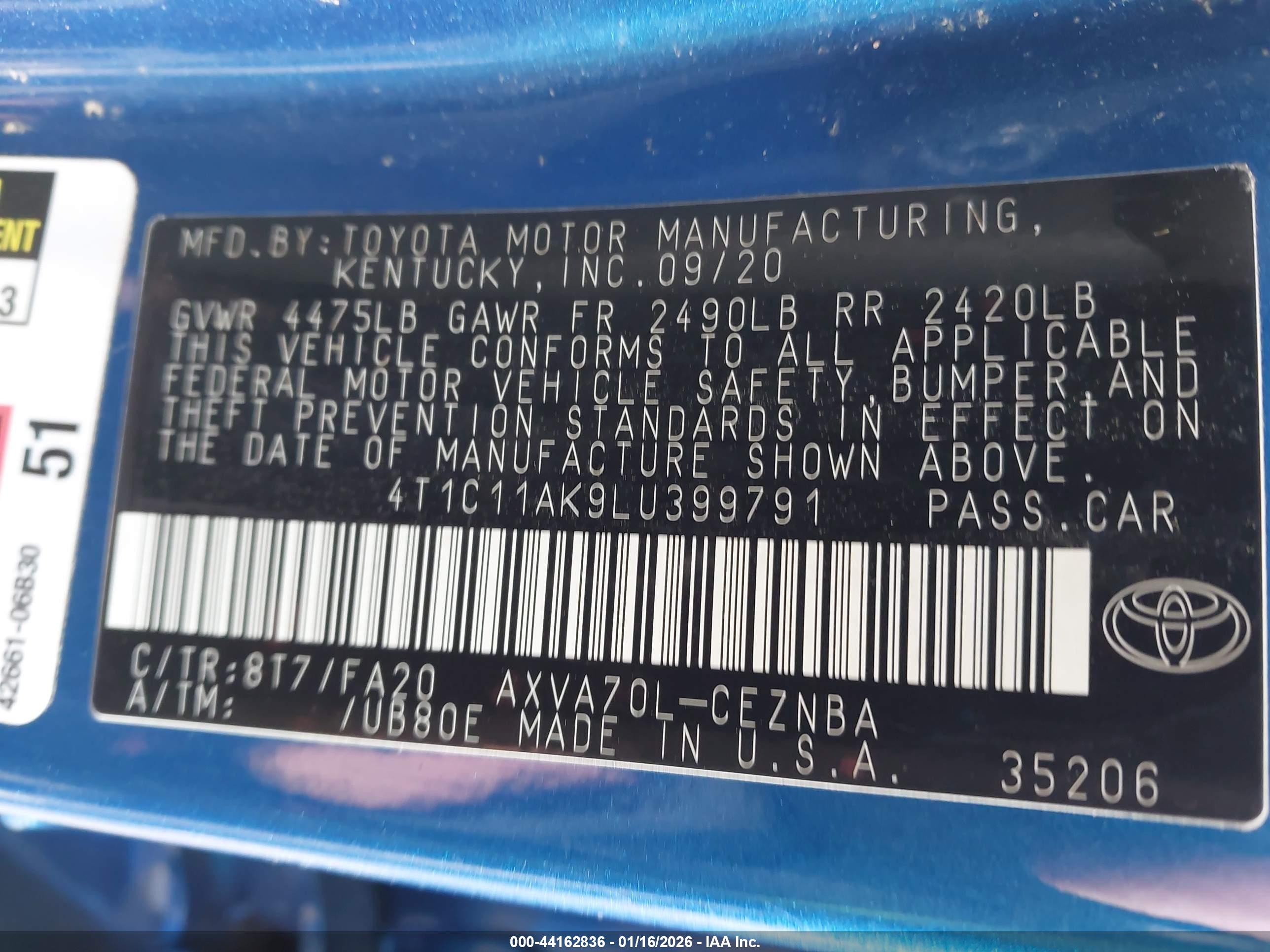 TOYOTA CAMRY image 9