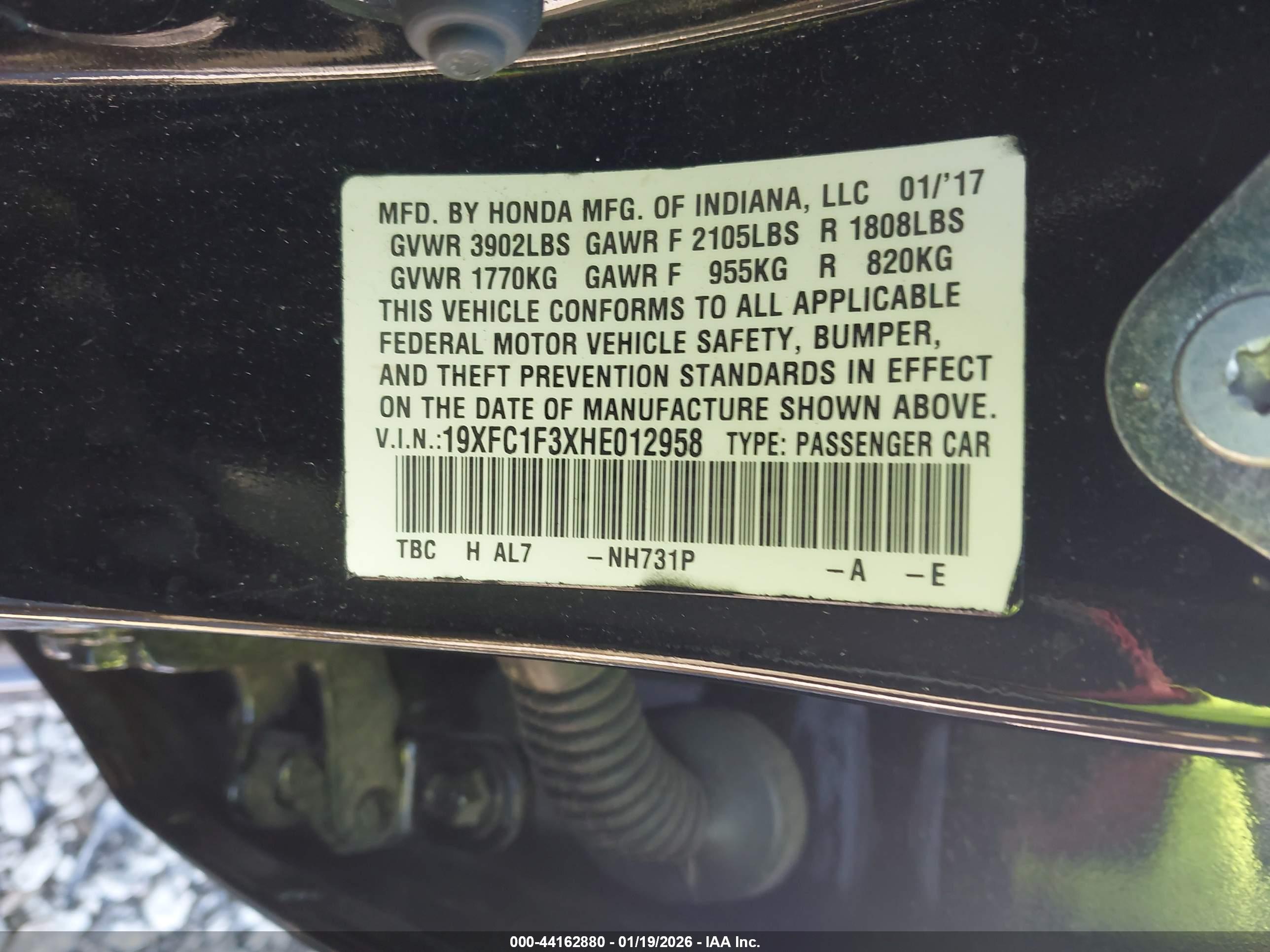 HONDA CIVIC image 9