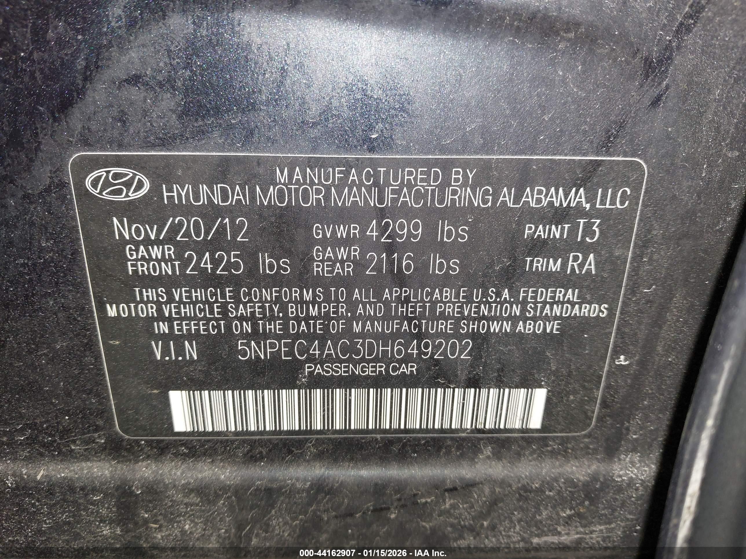 HYUNDAI SONATA image 9
