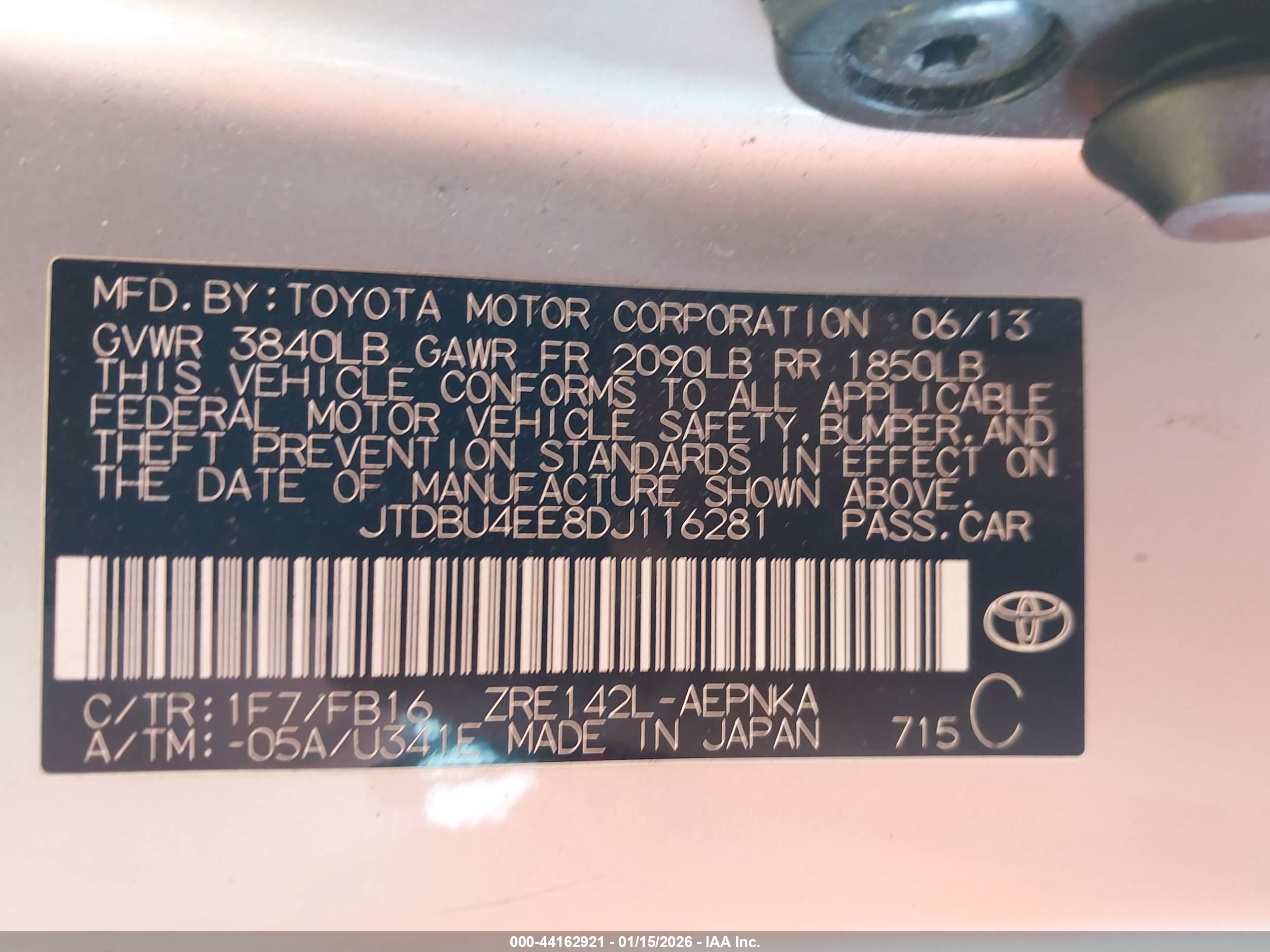 TOYOTA COROLLA image 9