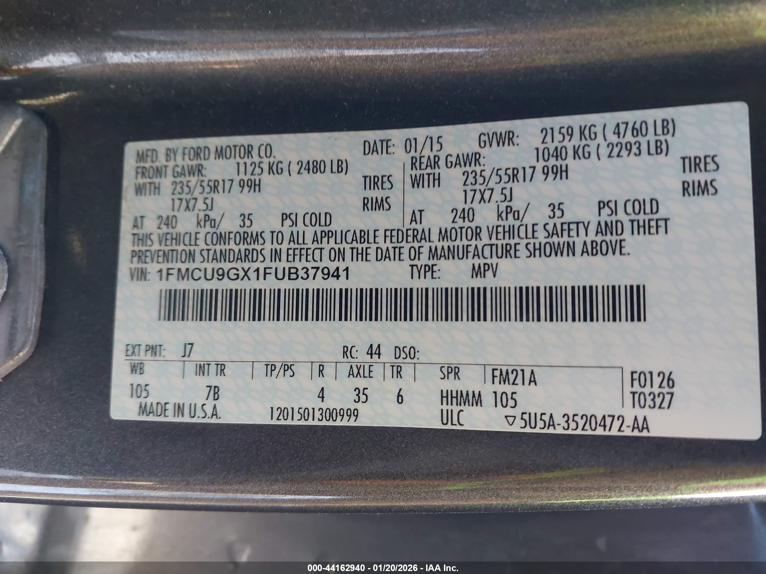 FORD ESCAPE image 9