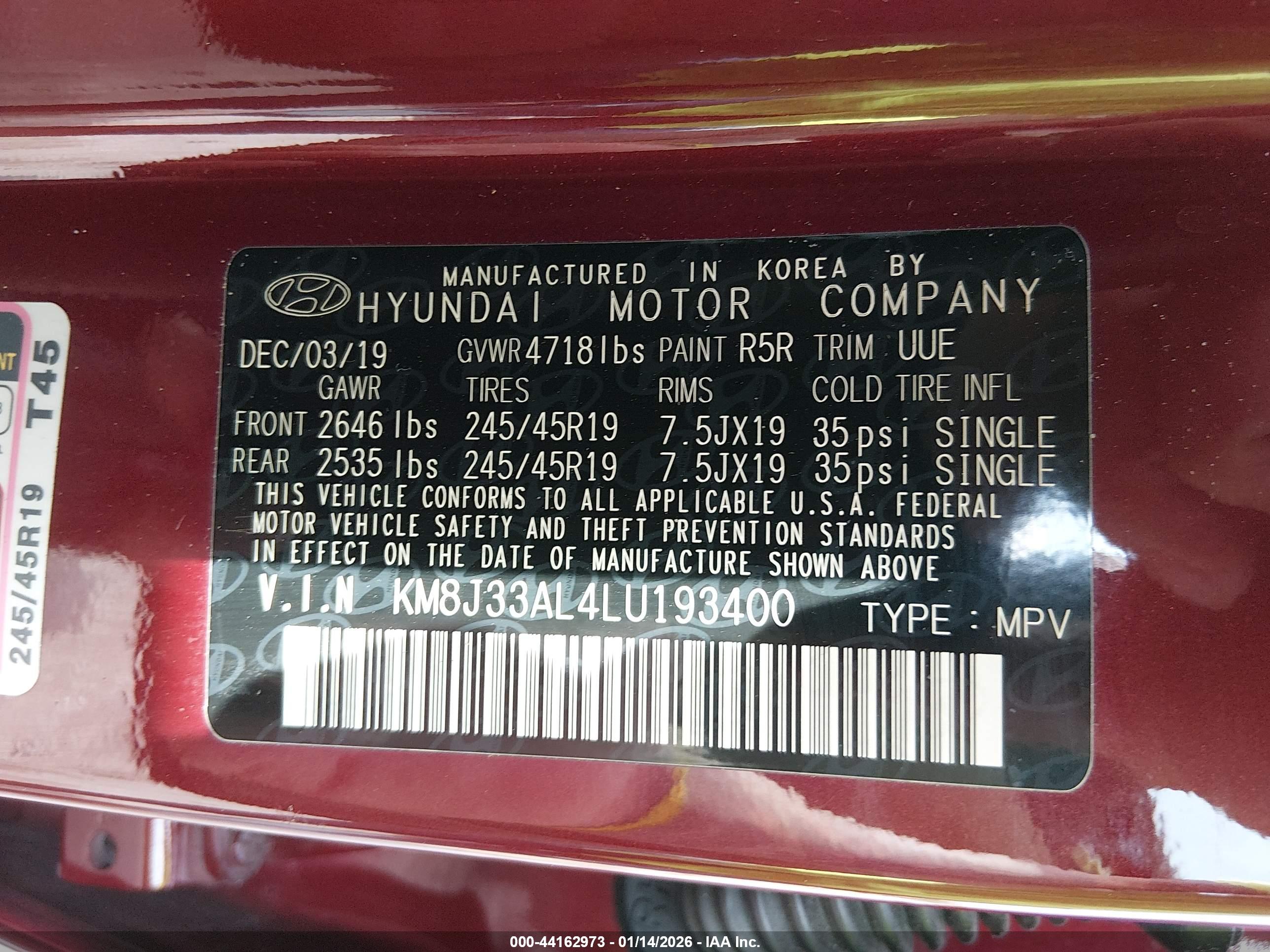 HYUNDAI TUCSON image 9